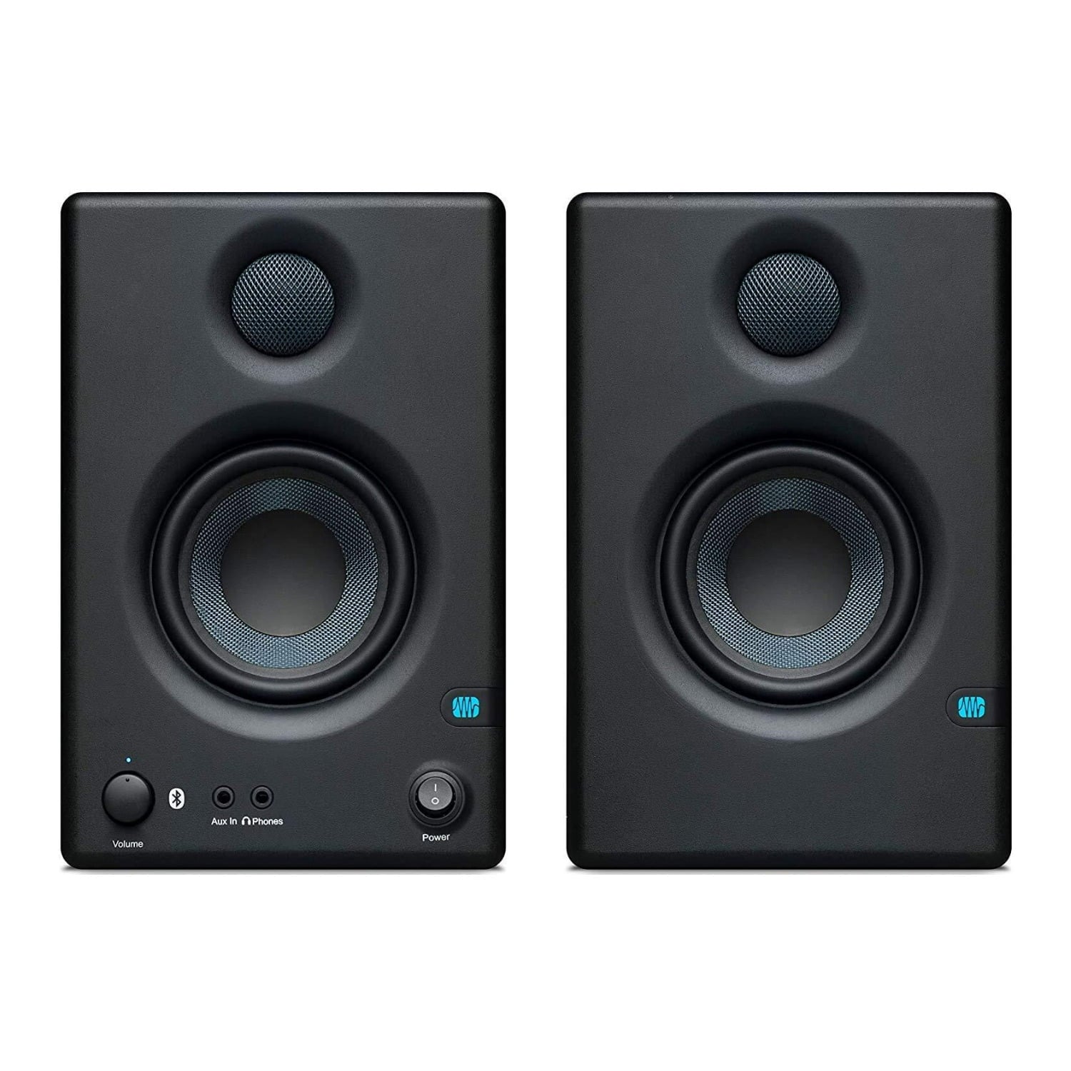 PreSonus Eris 3.5BT Bluetooth Studio Monitors, Pair - Powered, Active Monitor Speakers for Desktop, Turntable, Record Player, Bookshelf, DJ Speakers PreSonus