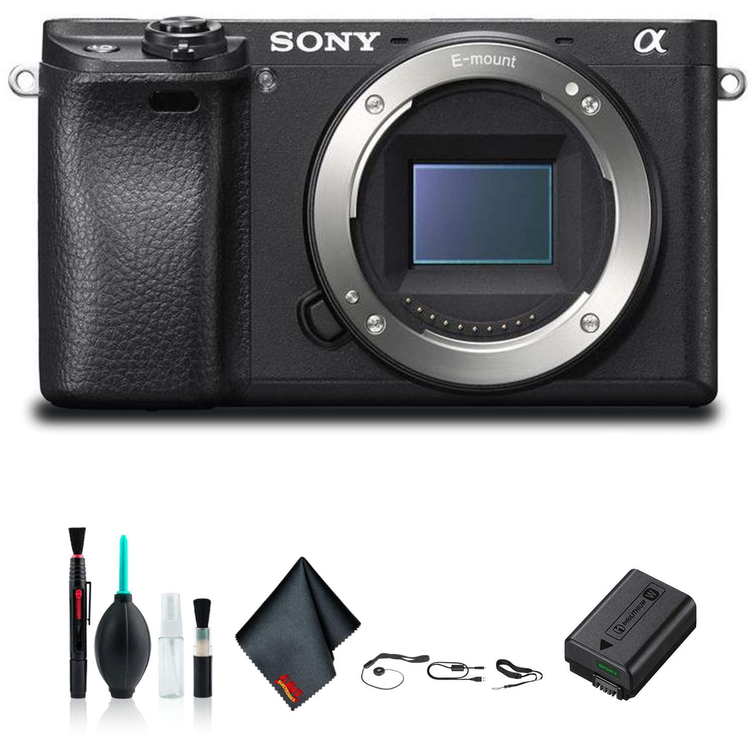 Sony Alpha a6300 Mirrorless Camera Black ILCE6300/B Starter Kit Sony