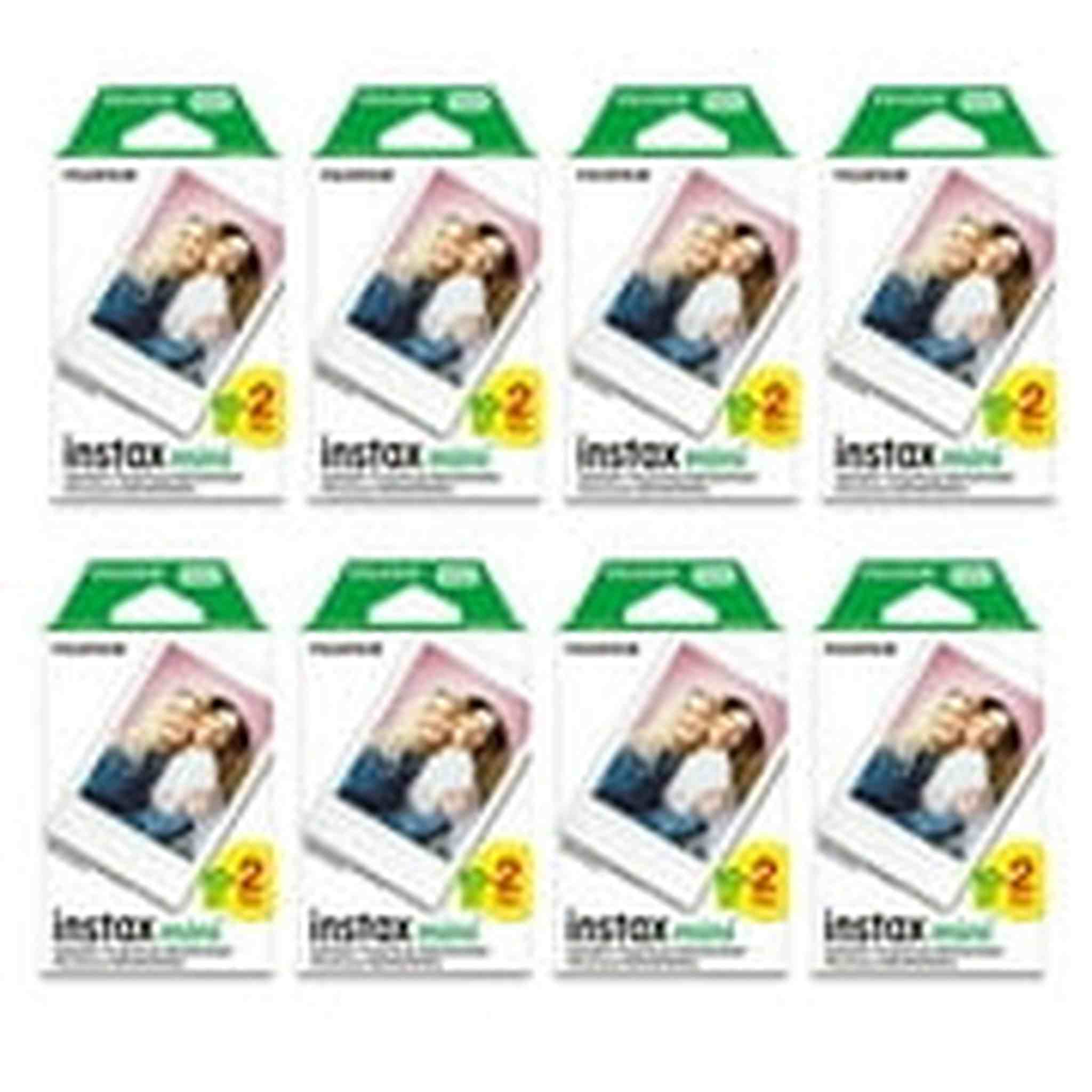 Fujifilm Instax Mini Instant Film 8 Twin Packs, 160 Total for Instax Cameras Fujifilm