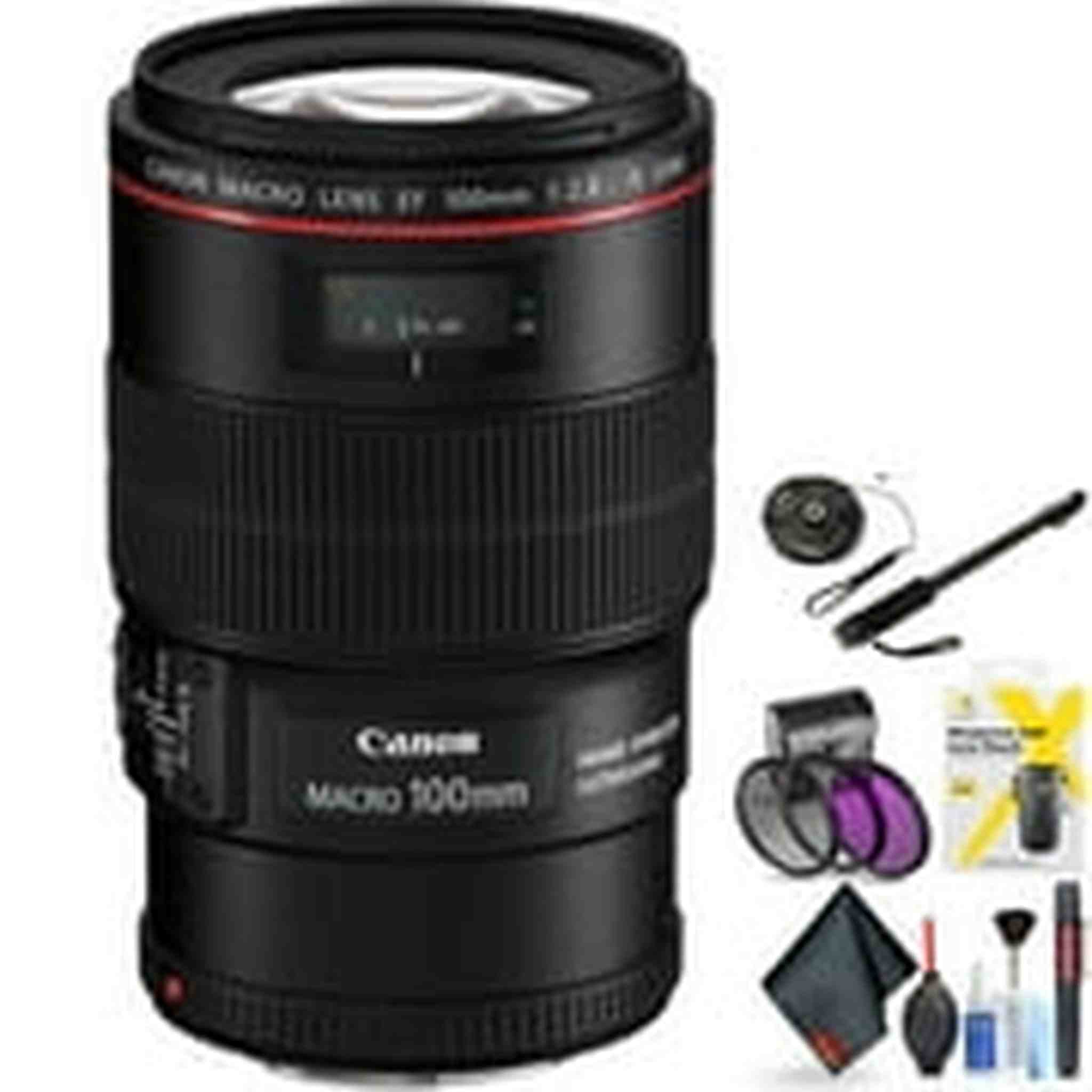 Canon EF 100mm F/2.8L Macro is USM Lens for Canon 6D, 5D Mark IV, 5D Mark III, 5D Mark II, 6D Mark II, 5Dsr, 5Ds, 1Dx, 1 Canon