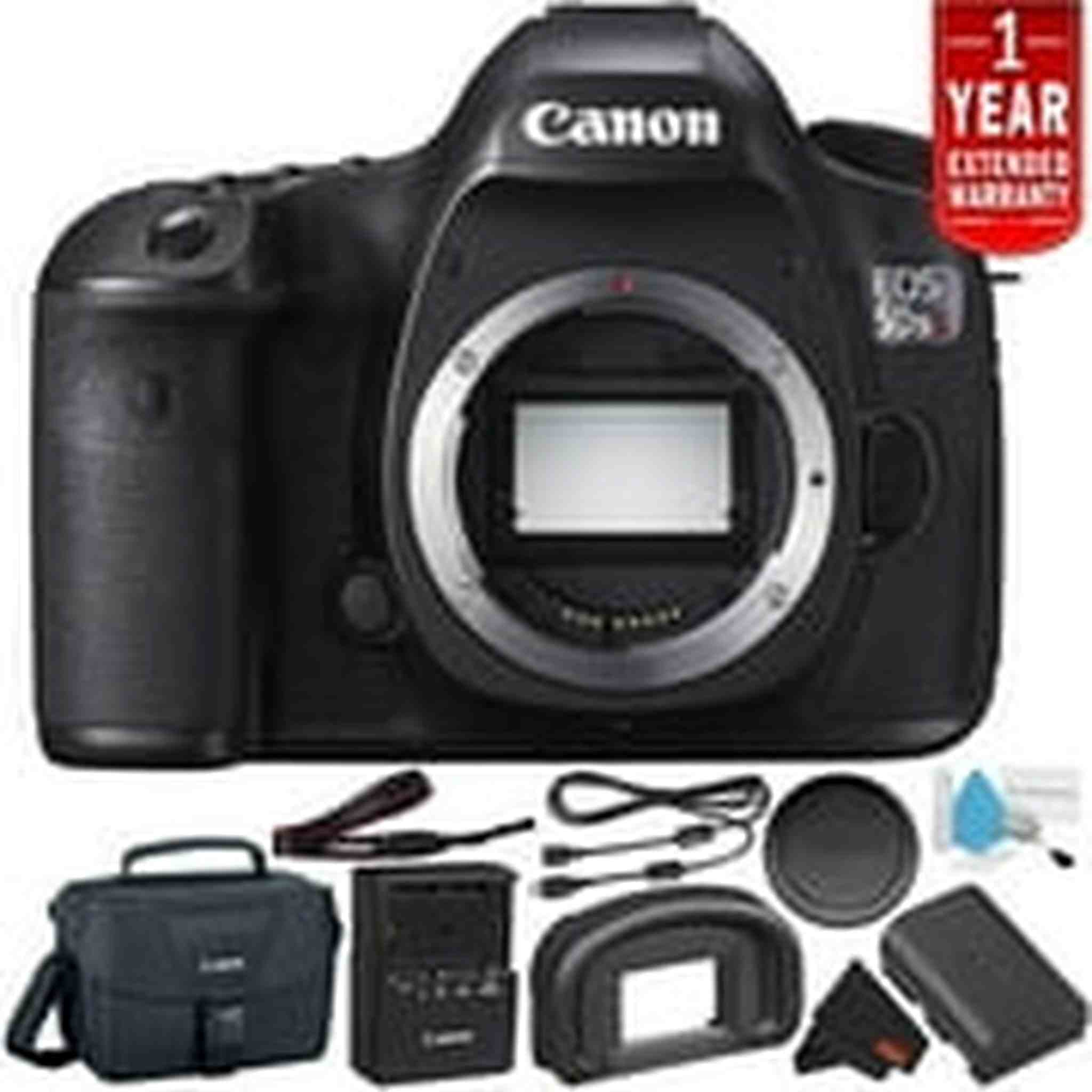 Canon EOS 5DS R Digital SLR Camera Body Only - Starter Bundle International Version Canon