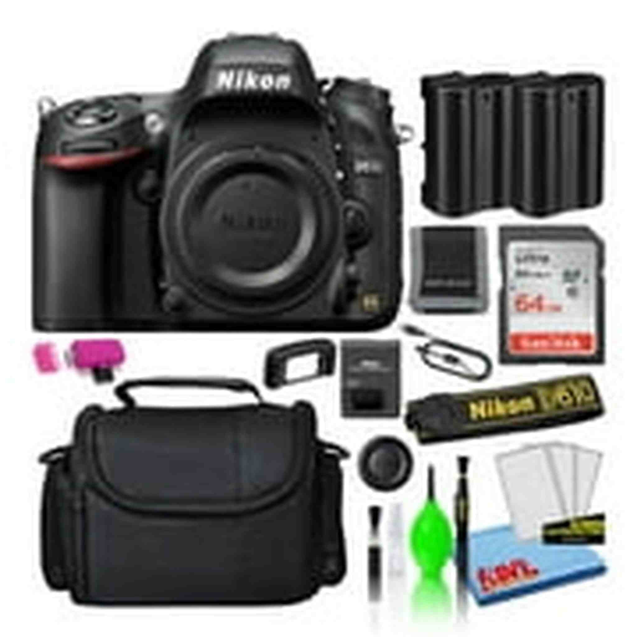 Nikon D610 Digital Camera Body Only 1540 + 64GB SD Card + Camera Bag Intl Nikon