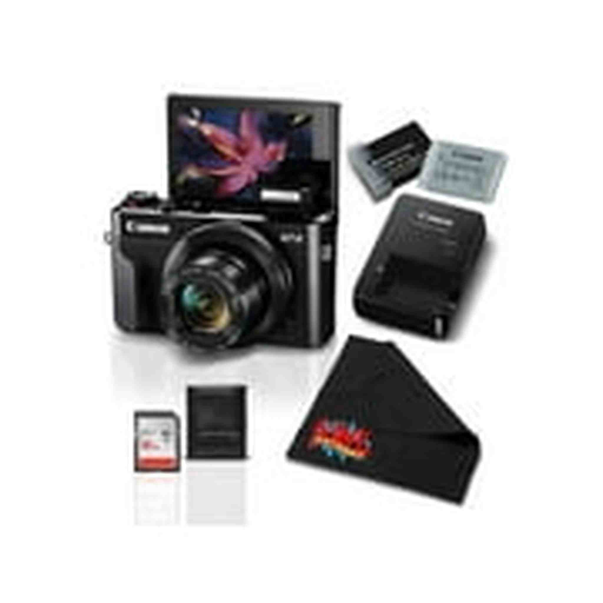 Canon PowerShot G7 X Mark II Digital Camera 1066C001 International Model Bundle with Spare Battery + 16GB Memory Card Canon