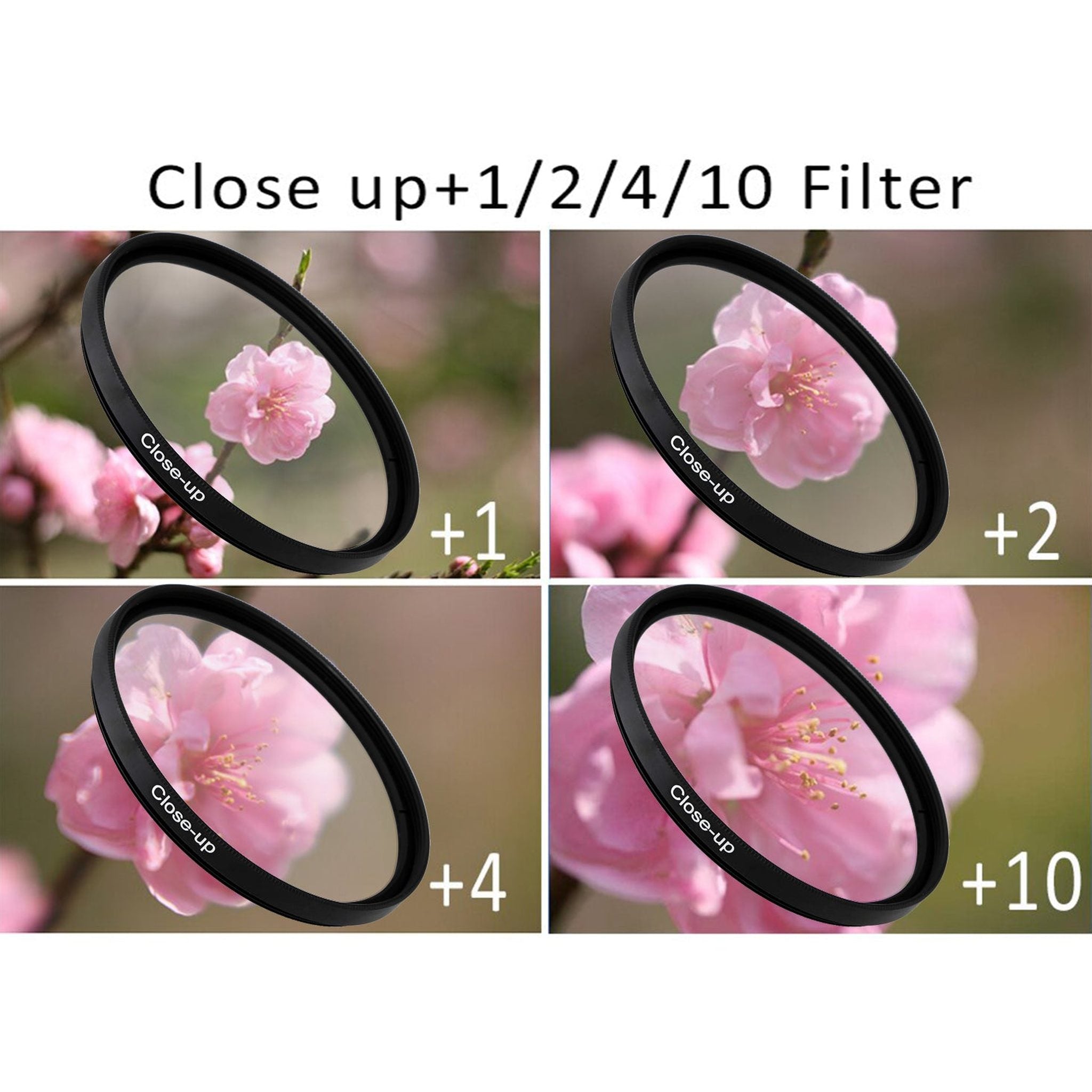 37mm Filter Kit Bundle with Close Up Lens Set, Cleaning Kit, and More