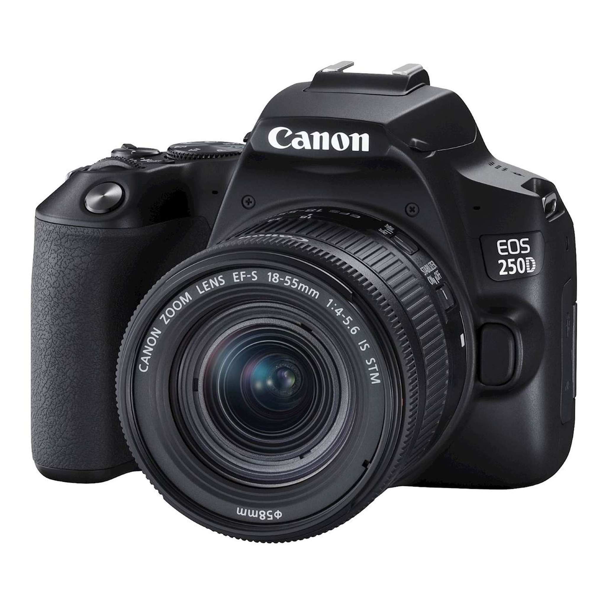 Canon EOS 250D Rebel SL3 DSLR Camera w/ 18-55mm IS STM Lens International Model - Canon