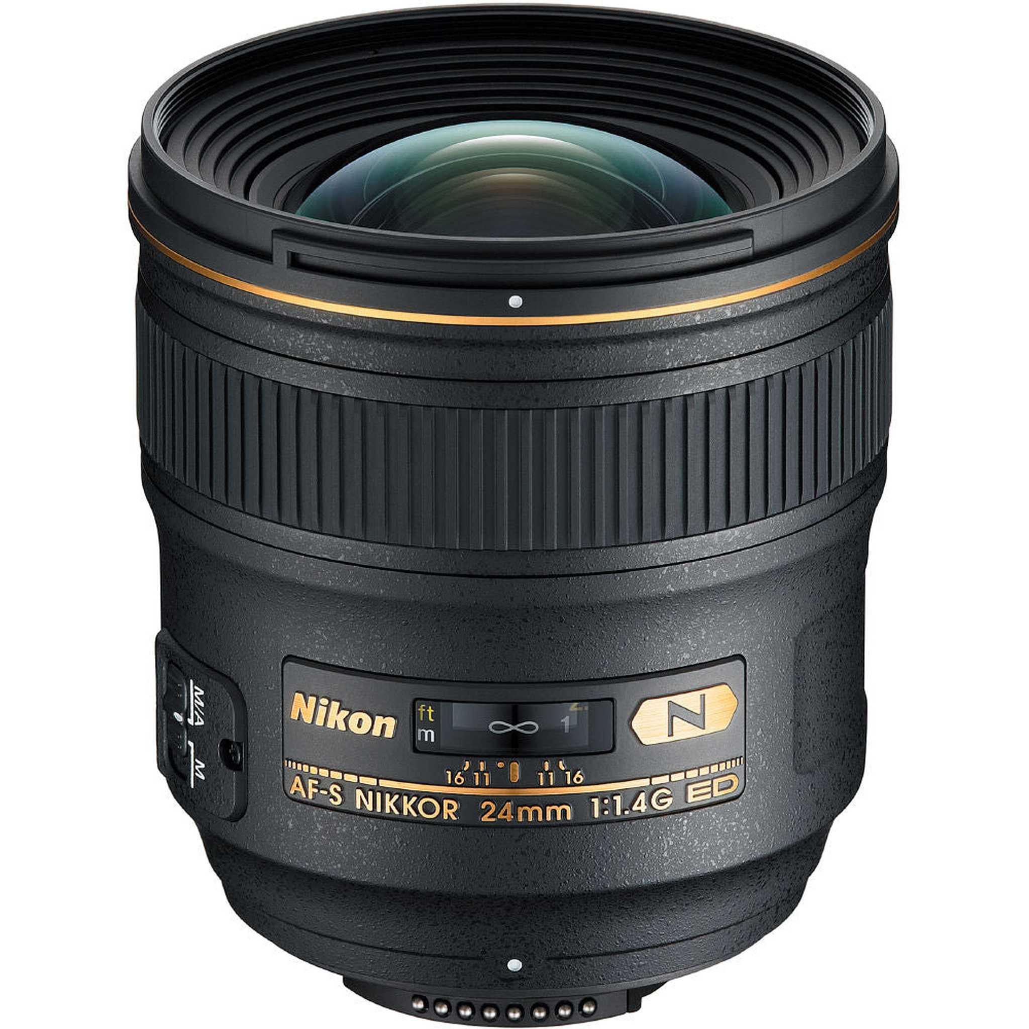 Nikon AF-S 24mm f/1.4G ED Prime Lens 2184 Intl Model Bundle Nikon