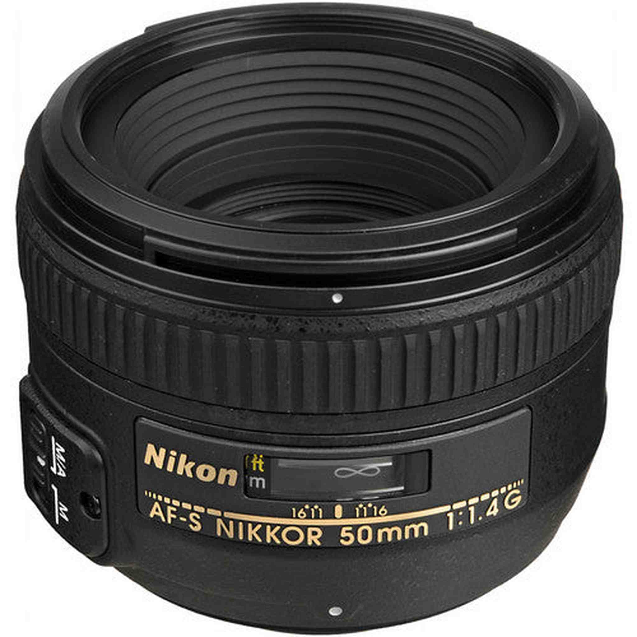 Nikon AF-S NIKKOR 50mm f/1.4G Lens INTL Model with Padded Case and Filters Nikon