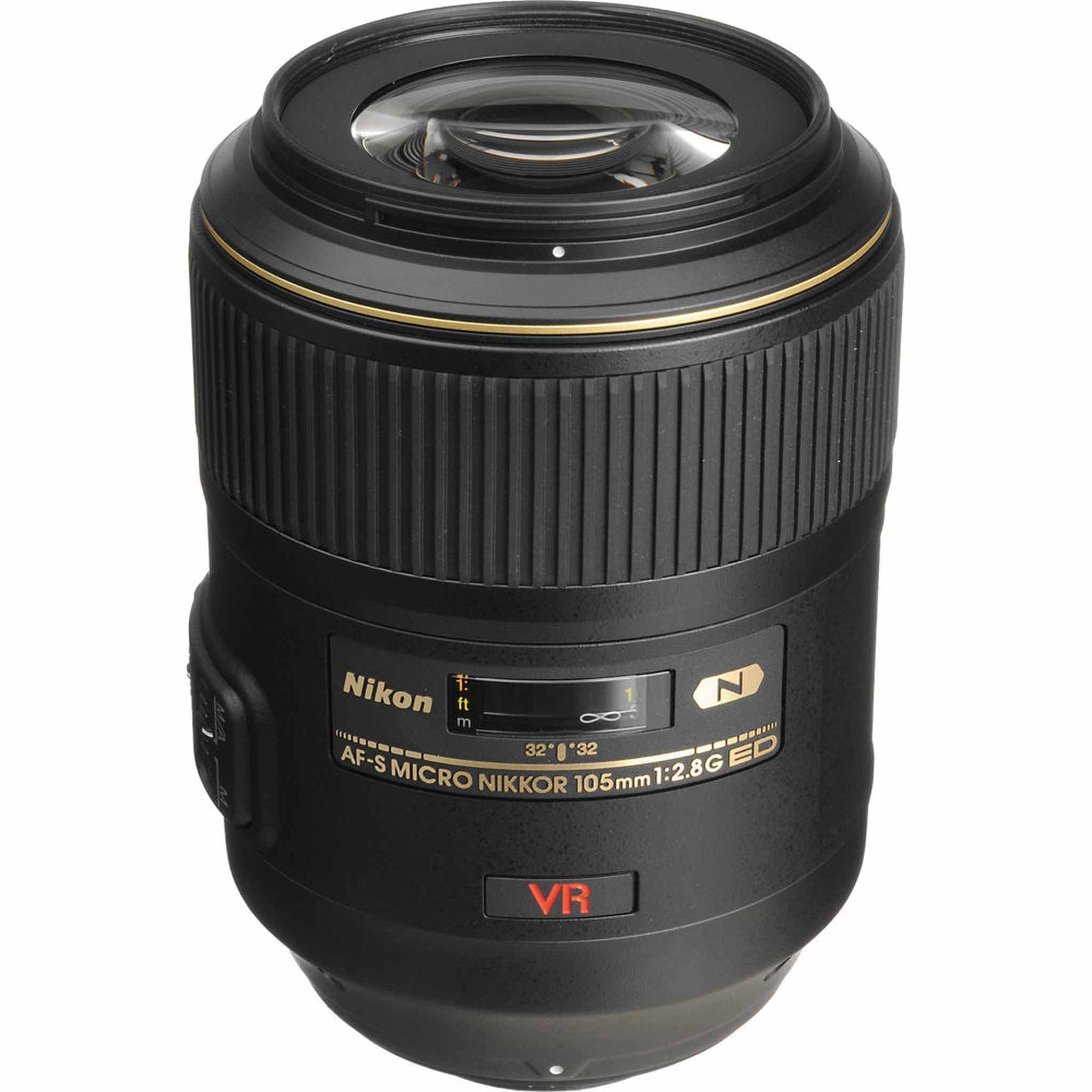 Nikon AF-S VR Micro-105mm f/2.8G IF-ED Lens 2160 Intl Model Bundle Nikon