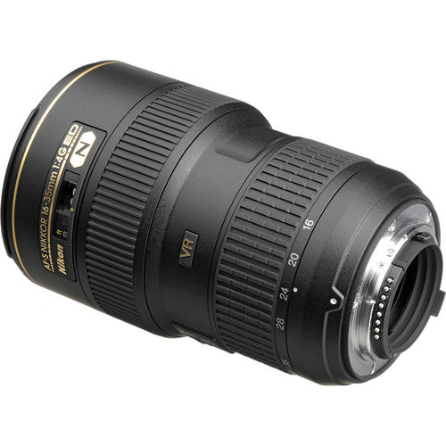 Nikon AF-S NIKKOR 16-35mm f/4G ED VR Lens Includes Filter Kits and Tripod Intl Model Bundle Nikon