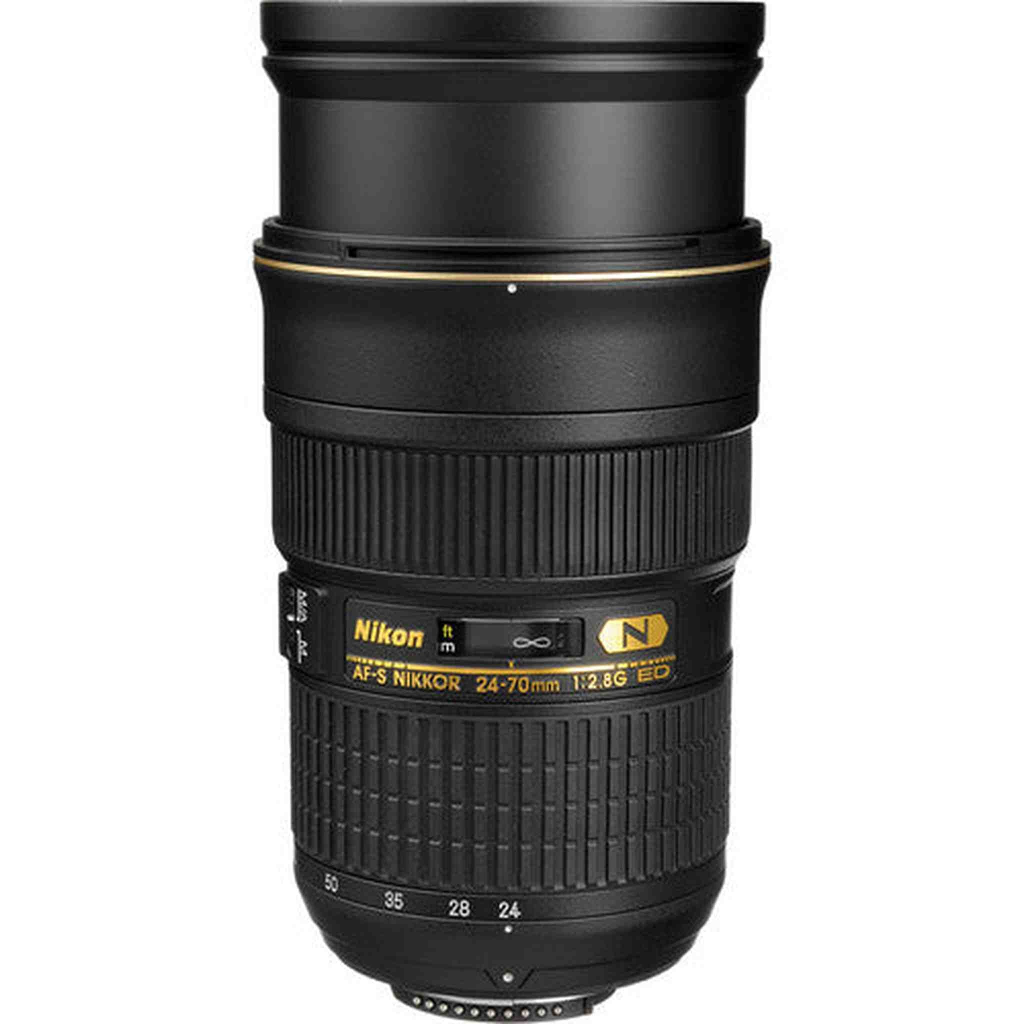 Nikon AF-S NIKKOR 24-70mm f/2.8G ED Lens Intl Model with Tripod and Filters Nikon