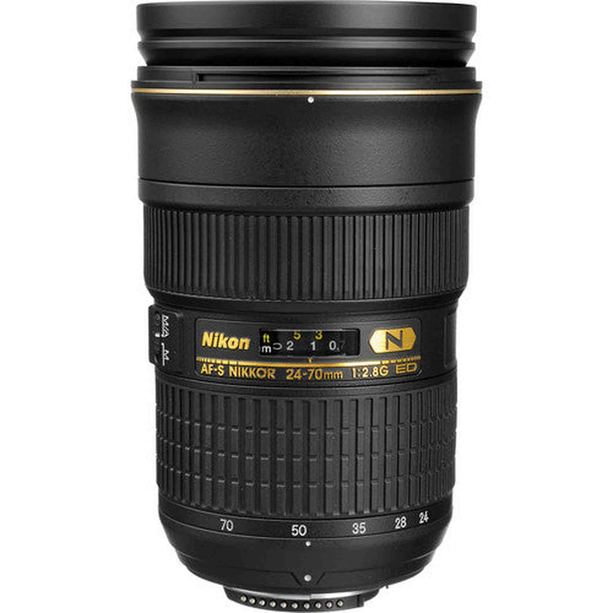 Nikon AF-S NIKKOR 24-70mm f/2.8G ED Lens Intl Model with Tripod and Filters Nikon