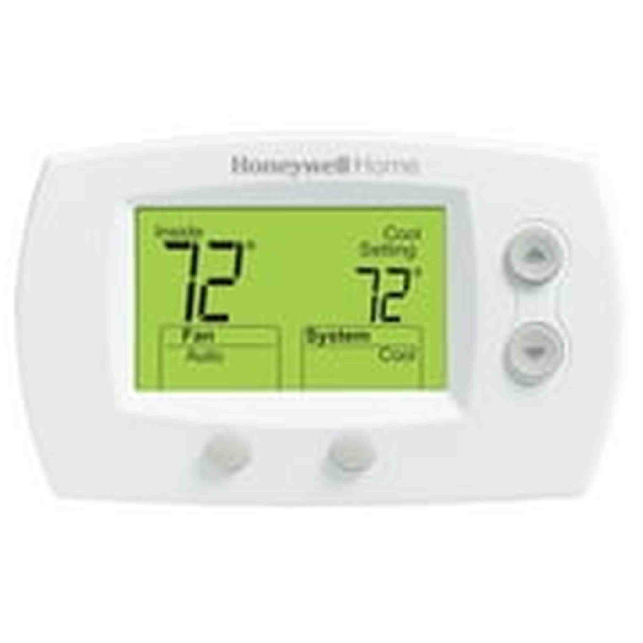 Honeywell TH5220D1029 Focuspro 5000 Non-Programmable 2 Heat and 2 Cooling Thermostat, Large Screen Honeywell