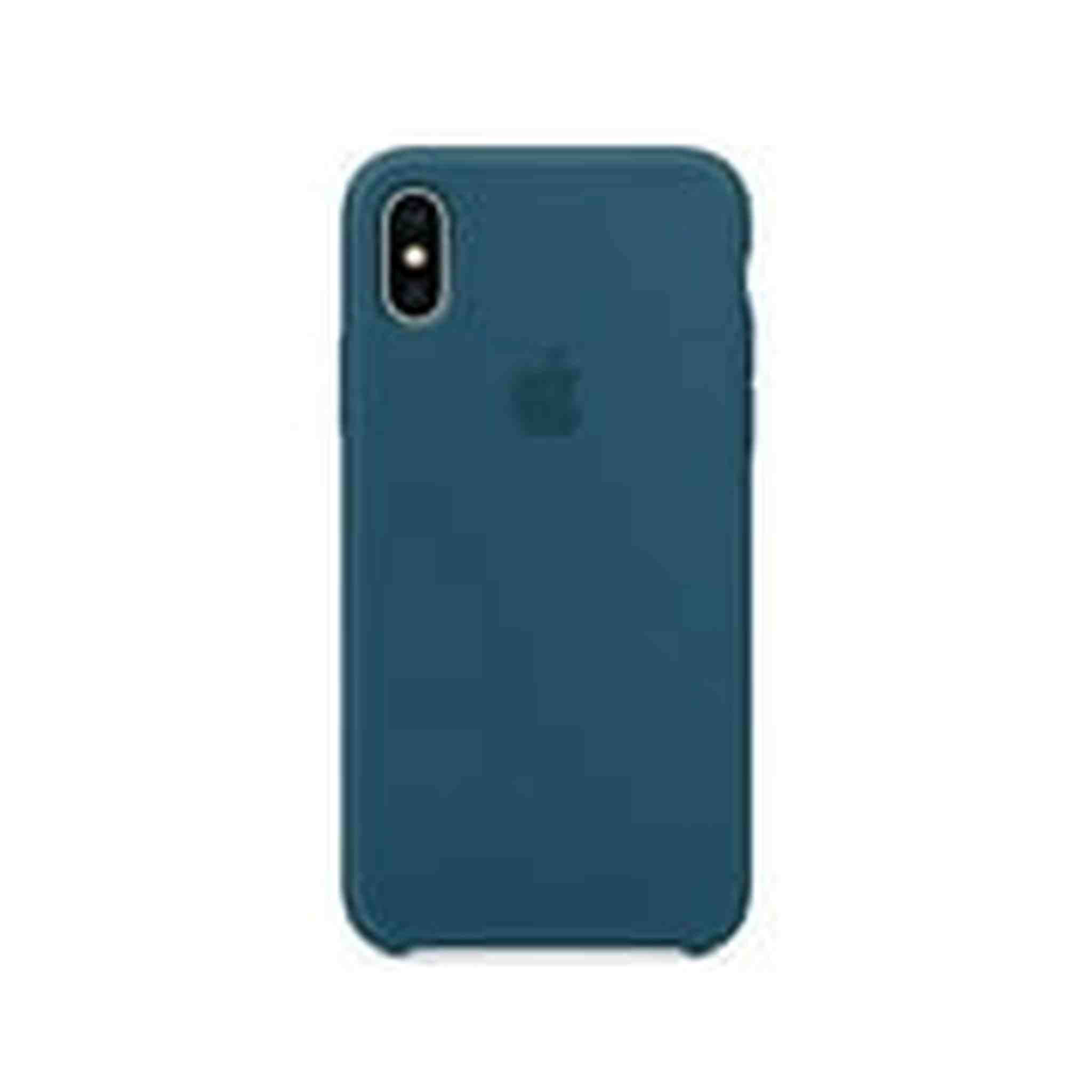 Apple Silicone Case for iPhone X - Cosmos Blue Apple