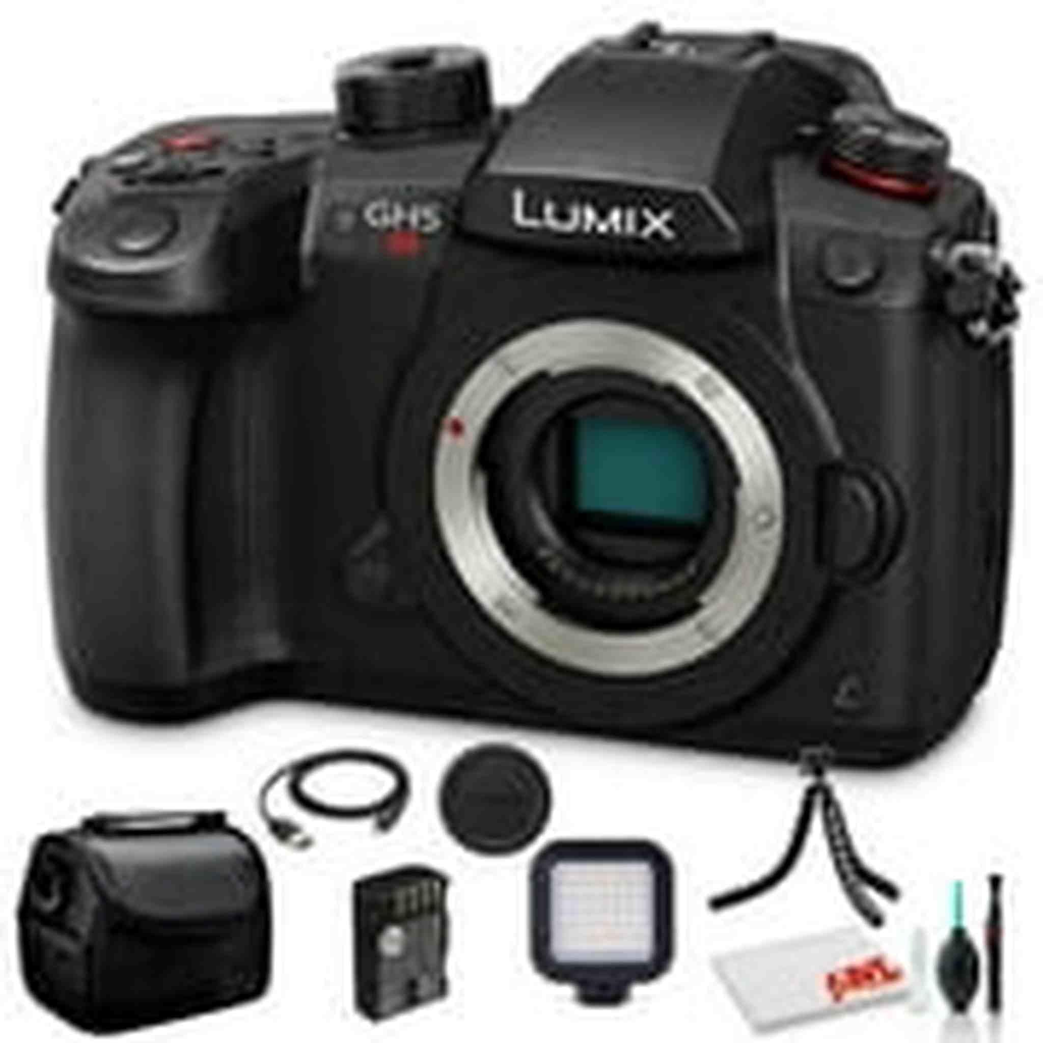 Panasonic Lumix DC-GH5S Mirrorless Digital Camera DC-GH5S Base Bundle Panasonic