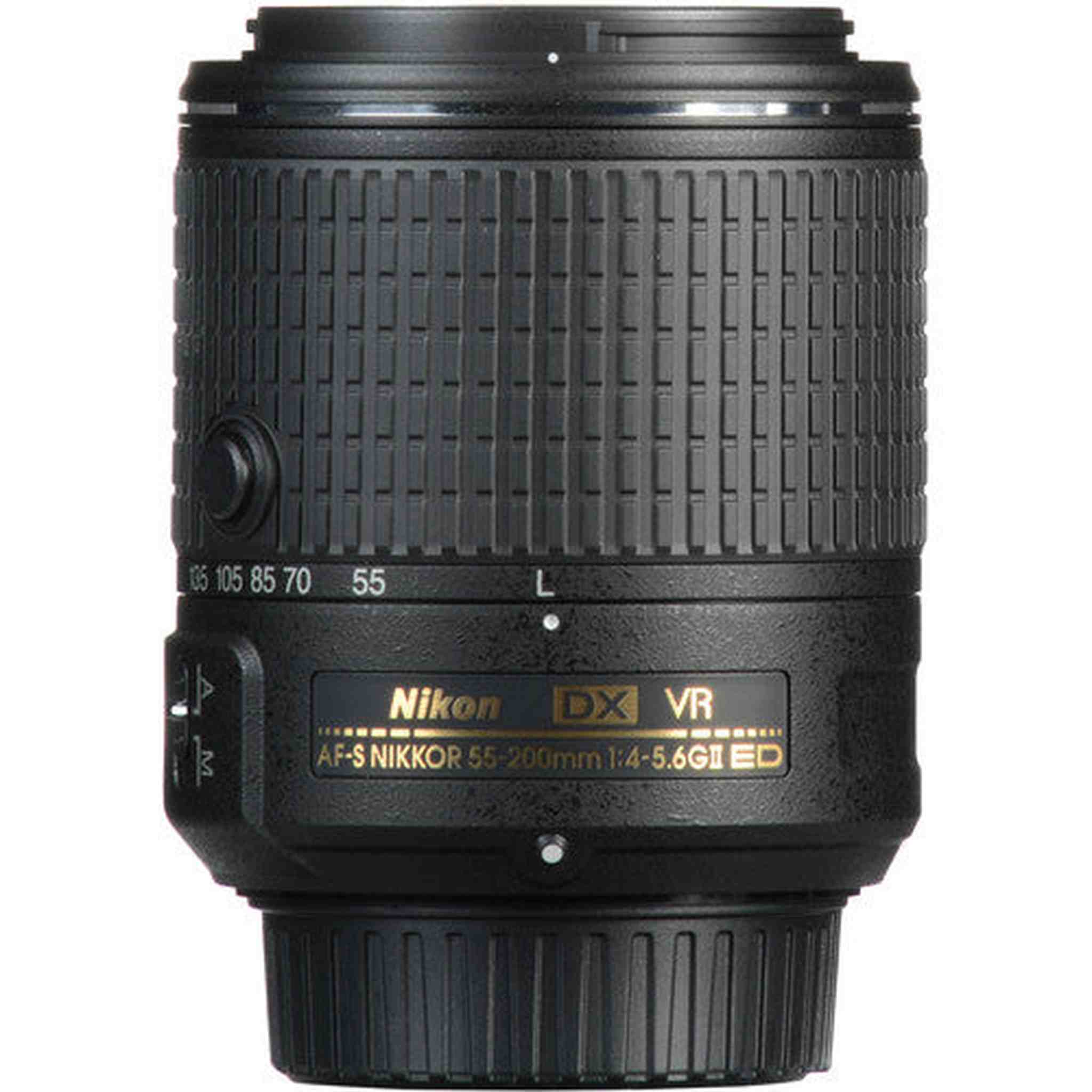 Nikon AF-S DX NIKKOR 55-200mm f/4-5.6G ED VR II Lens with Filters Intl Model Bundle Nikon