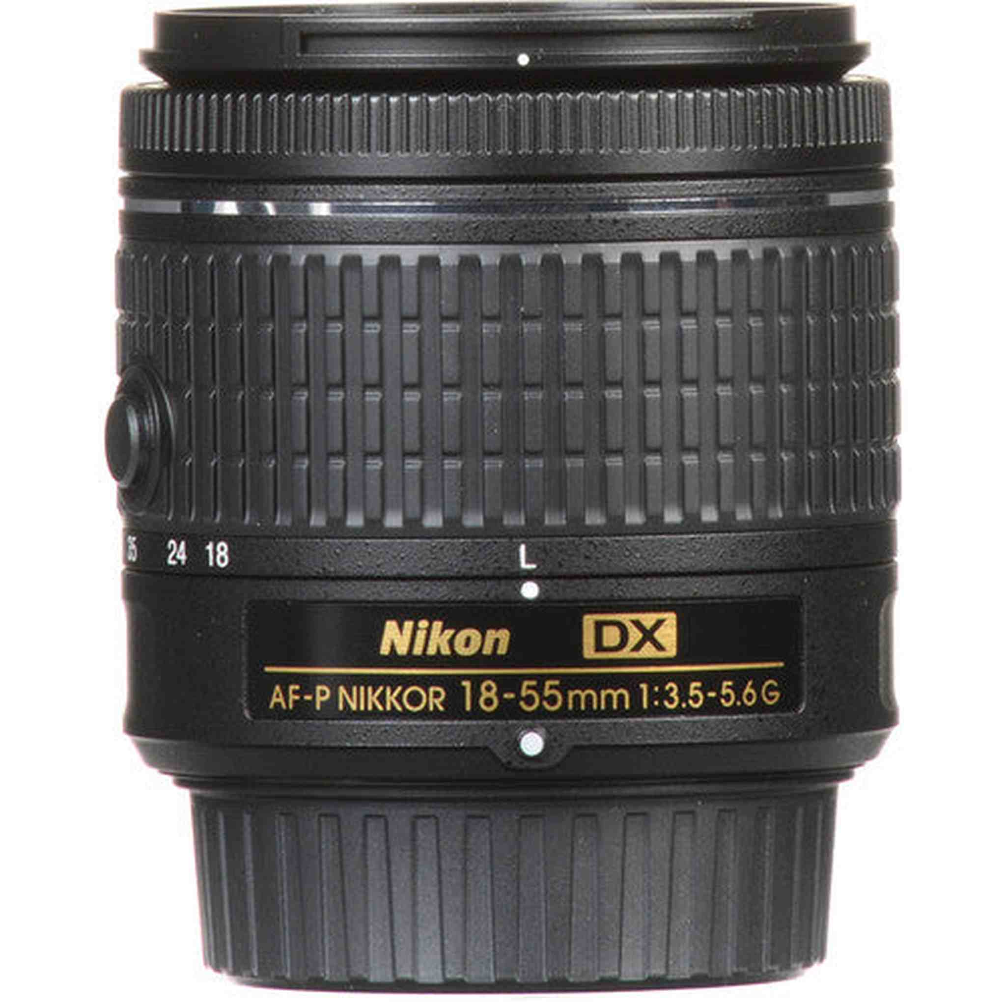 Nikon AF-P DX NIKKOR 18-55mm f/3.5-5.6G Lens Intl Model With Tripod and Bag Nikon