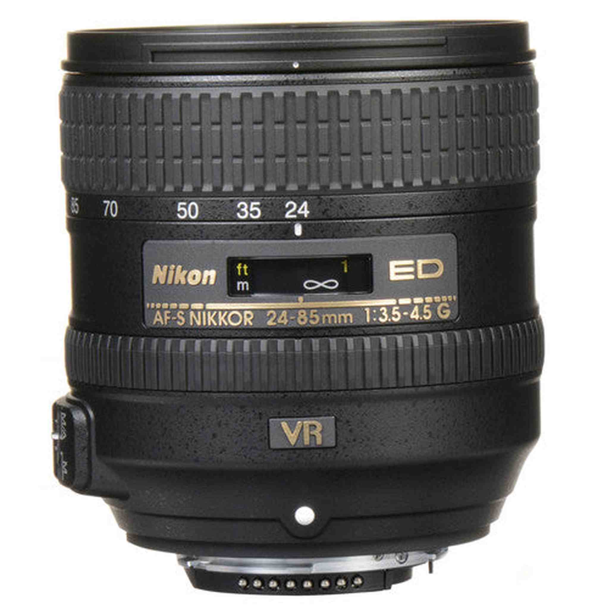 Nikon AF-S NIKKOR 24-85mm f/3.5-4.5G ED VR Lens Includes Filter Kits and Tripod Intl Model Nikon