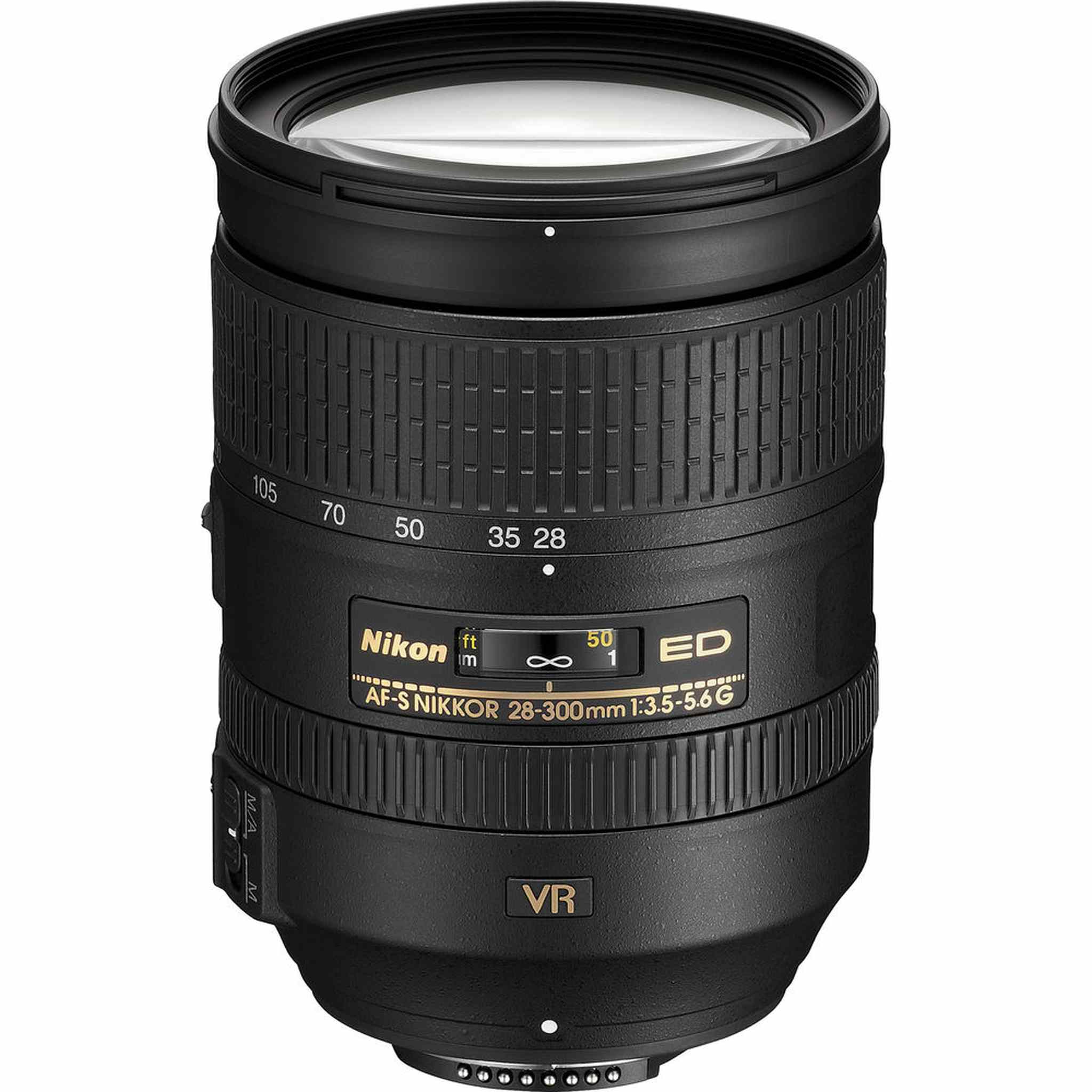 Nikon AF-S 28-300mm f/3.5-5.6G ED VR Lens 2191 Intl Model Bundle Nikon