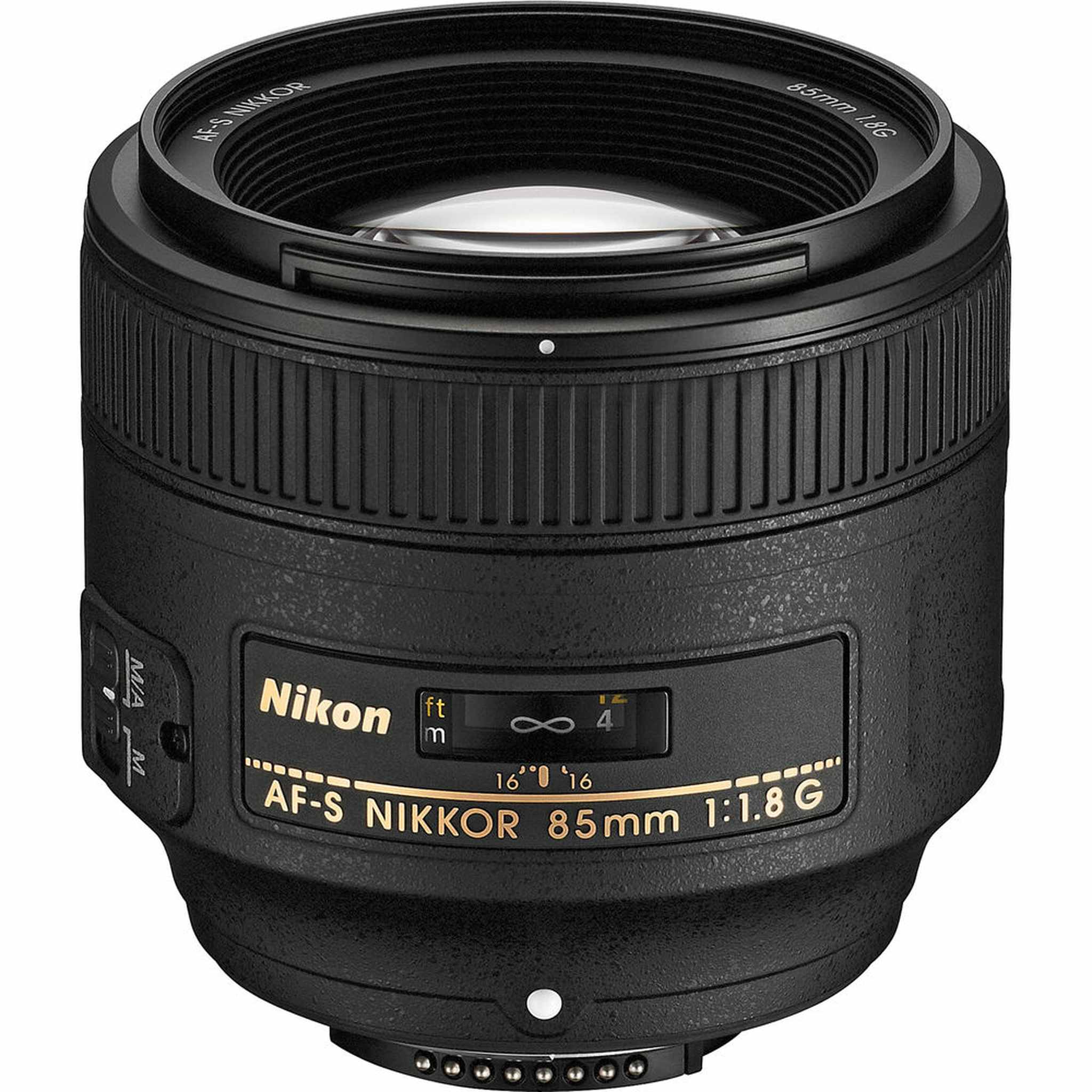 Nikon AF-S 85mm f/1.8G Short Prime Lens 2201 Intl Model Bundle Nikon