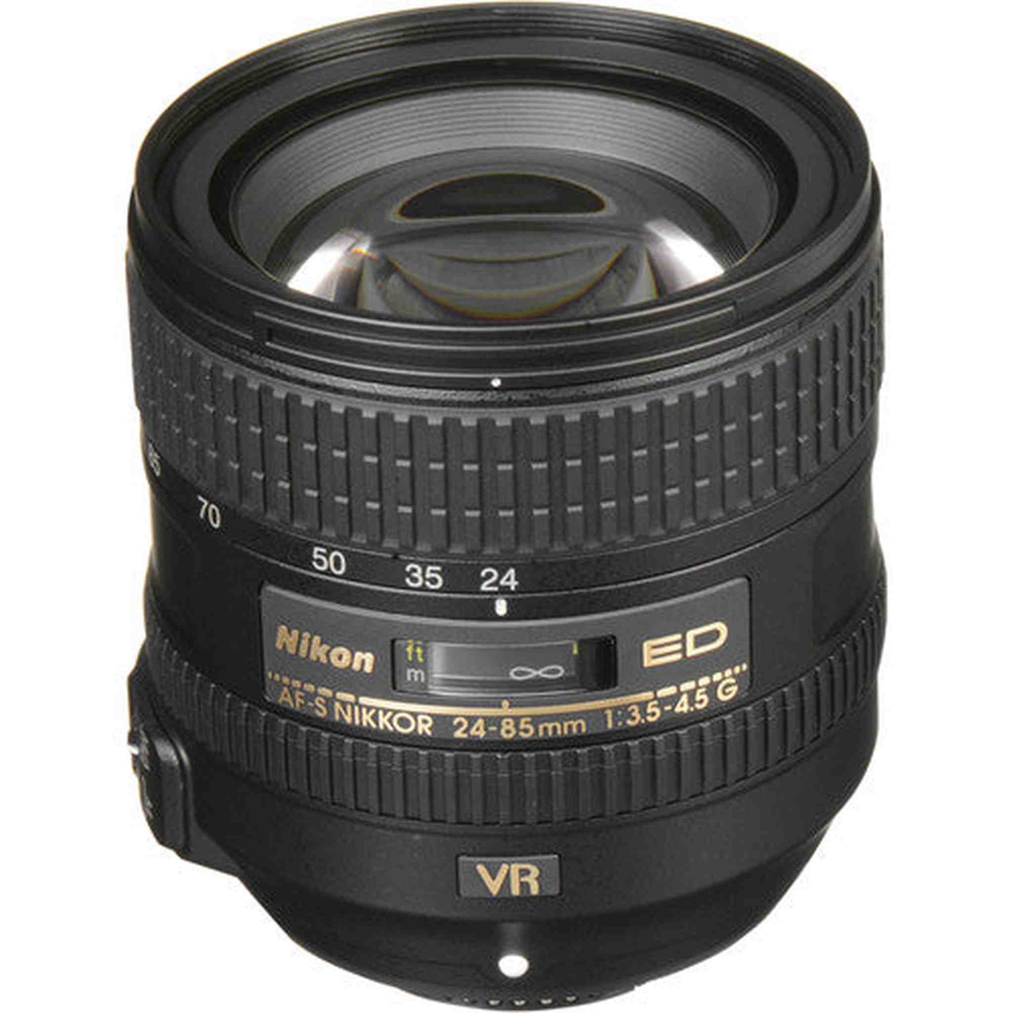 Nikon AF-S NIKKOR 24-85mm f/3.5-4.5G ED VR Lens Includes Filter Kits and Tripod Intl Model Nikon