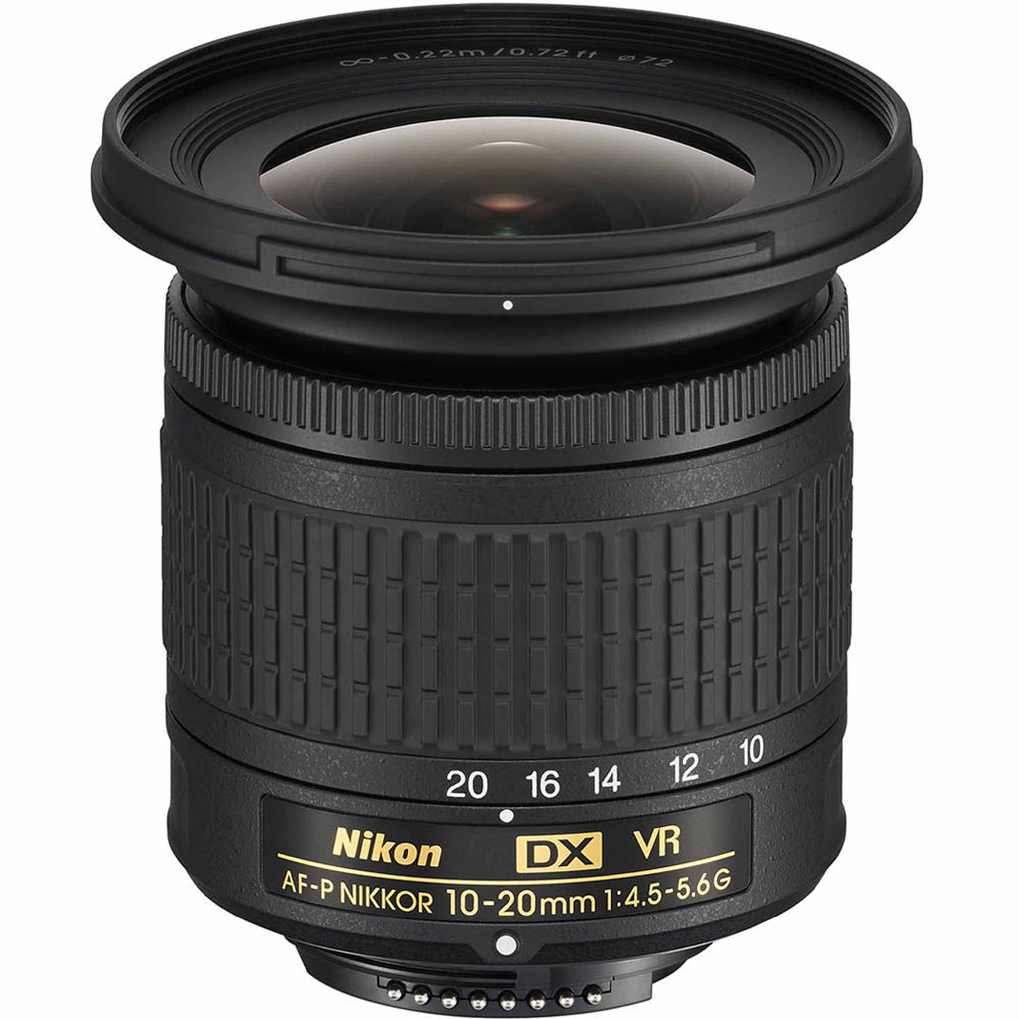 Nikon AF-P DX 10-20mm f/4.5-5.6G VR Lens 20067 Intl Model Bundle Nikon