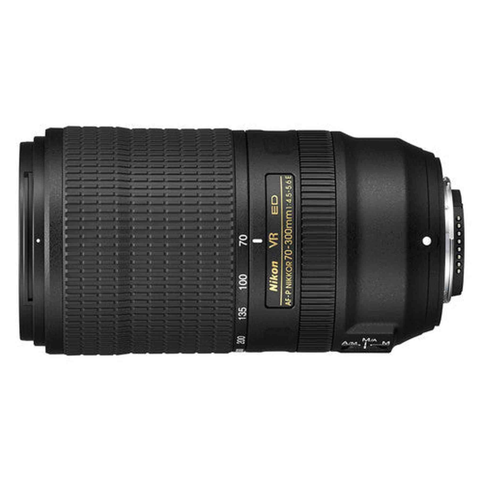 Nikon AF-P NIKKOR 70-300mm f/4.5-5.6E ED VR Lens Intl Model Bacpack Bundle Nikon