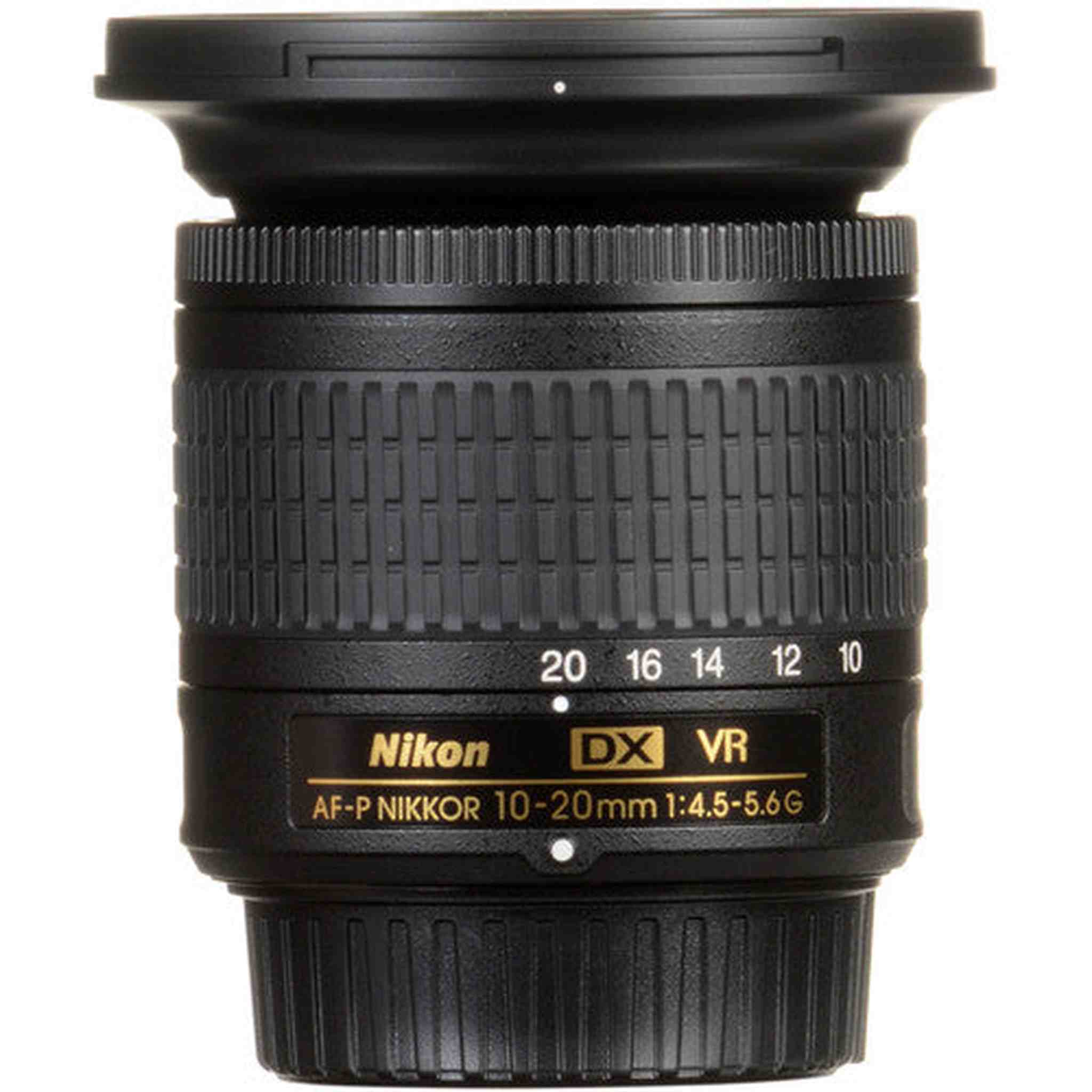 Nikon AF-P DX NIKKOR 10-20mm f/4.5-5.6G VR Lens Includes Filter Kits and Tripod Intl Model Nikon