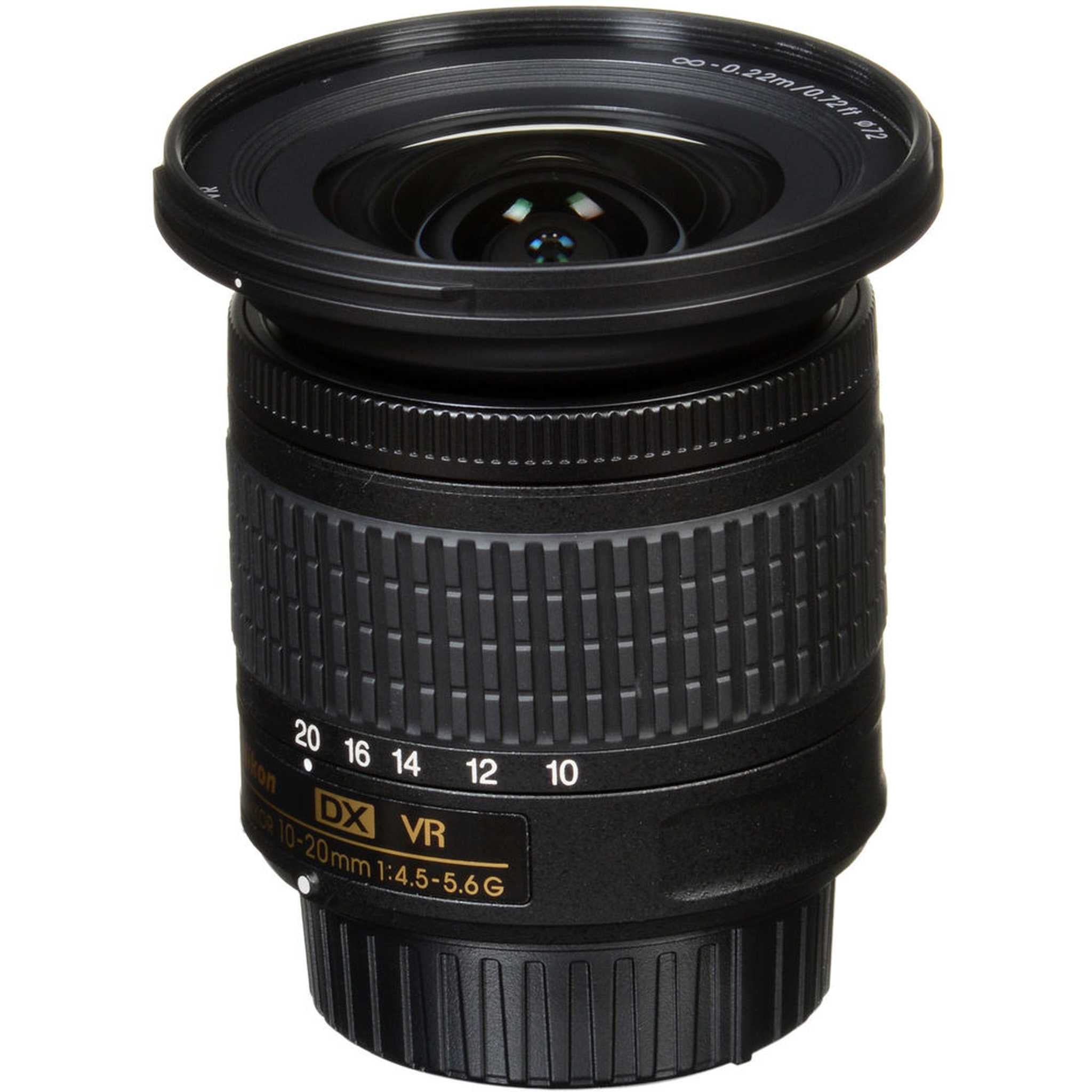 Nikon AF-P DX 10-20mm f/4.5-5.6G VR Lens 20067 Intl Model Bundle Nikon