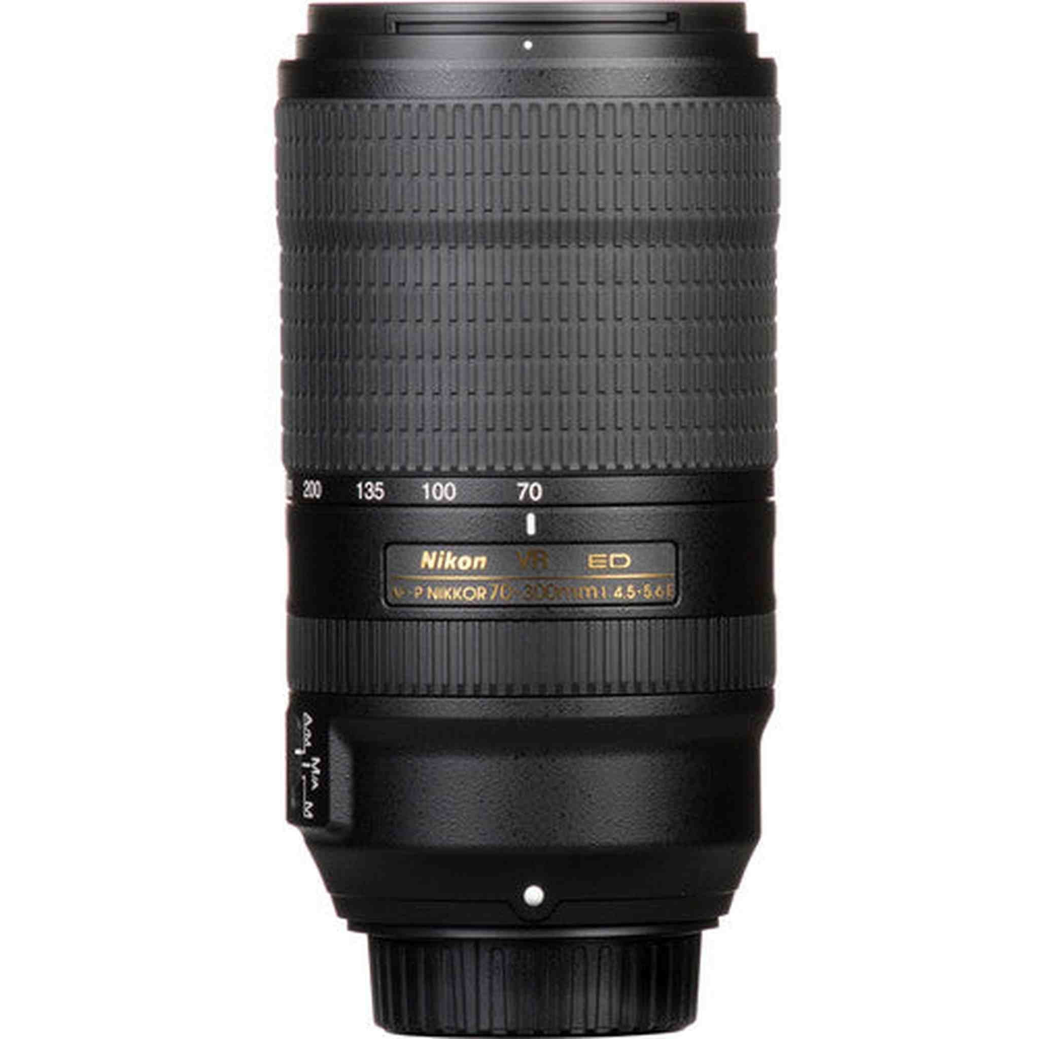 Nikon AF-P NIKKOR 70-300mm f/4.5-5.6E ED VR Lens Intl Model Bacpack Bundle Nikon