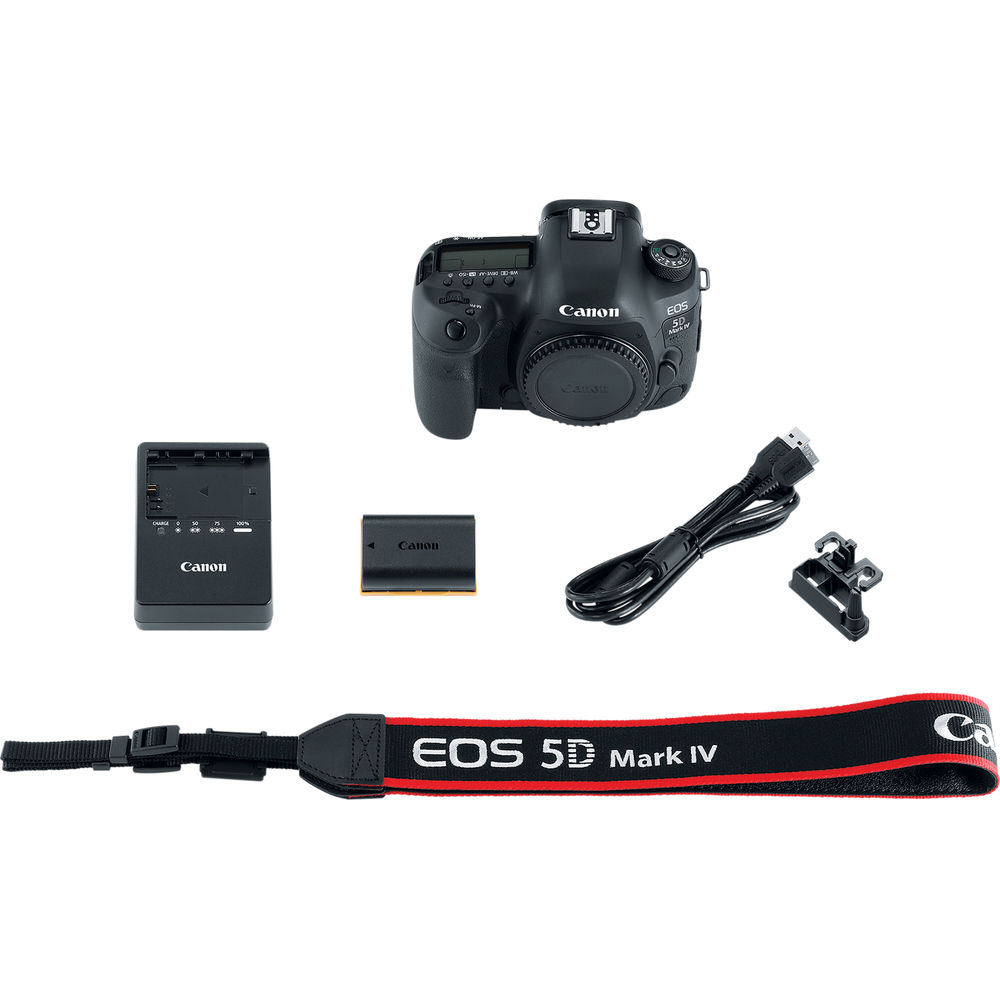 Canon EOS 5D Mark IV DSLR Camera Body Only 1483C002 - Basic Bundle Canon