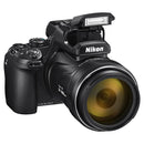 Nikon COOLPIX P1000 Digital Camera 26522 Advanced Bundle W/Bag, Extra Battery, LED Light, Mic, Filters and More - Int Nikon