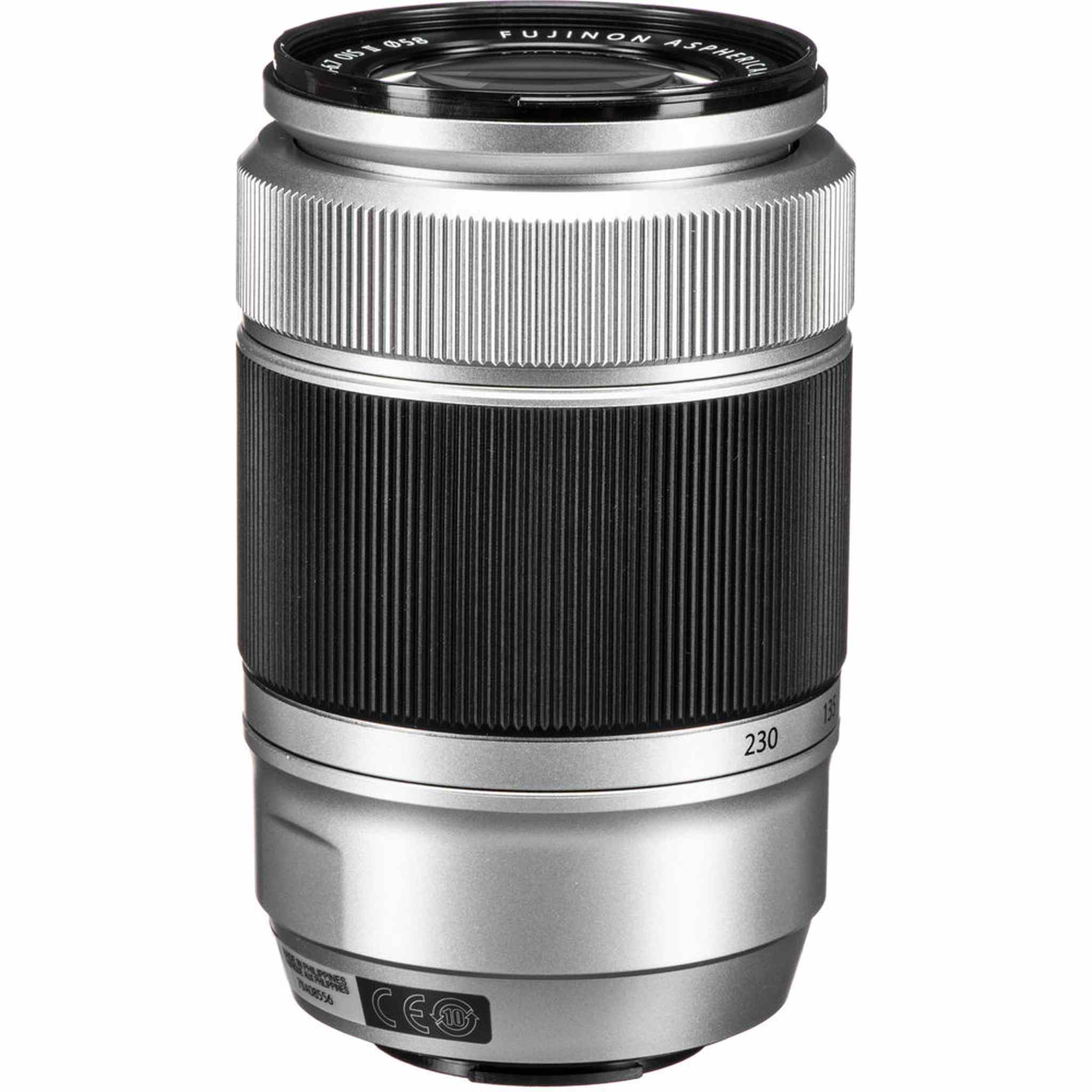 Fujifilm XC 50-230mm f/4.5-6.7 OIS II Telephoto Lens Silver + 64GB SD Card Fujifilm