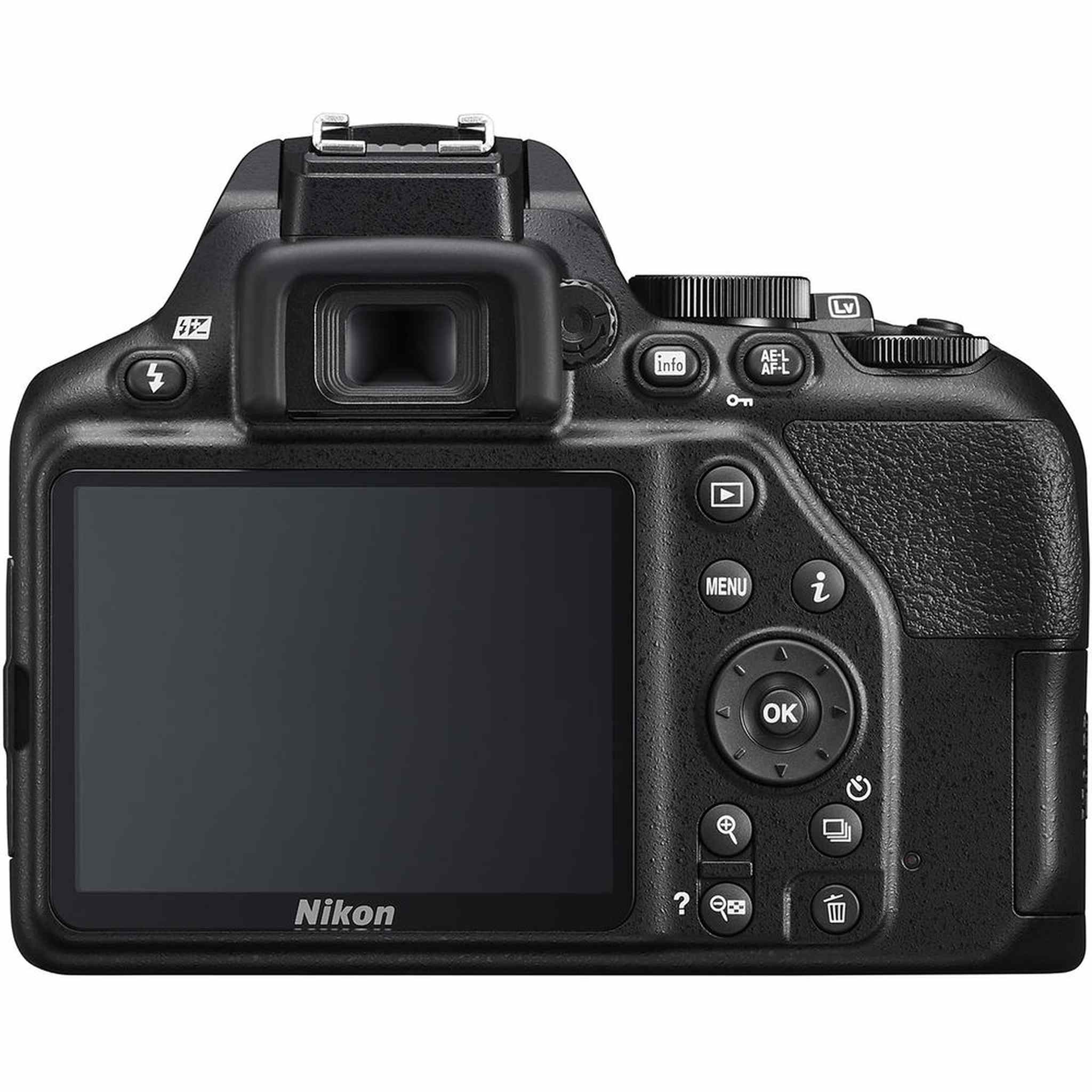 Nikon D3500 Digital Camera with 18-55mm Lens 1590 + 64GB SD Card + Bag Intl Nikon