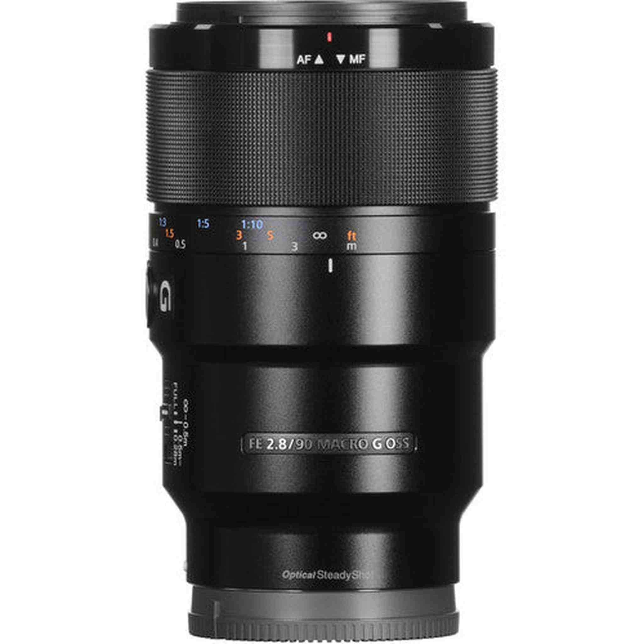 SONY just focus macro lens FE 90 mm F2.8 Macro G OSS E mount full size for SEL90M28G - International Version No Warranty Sony