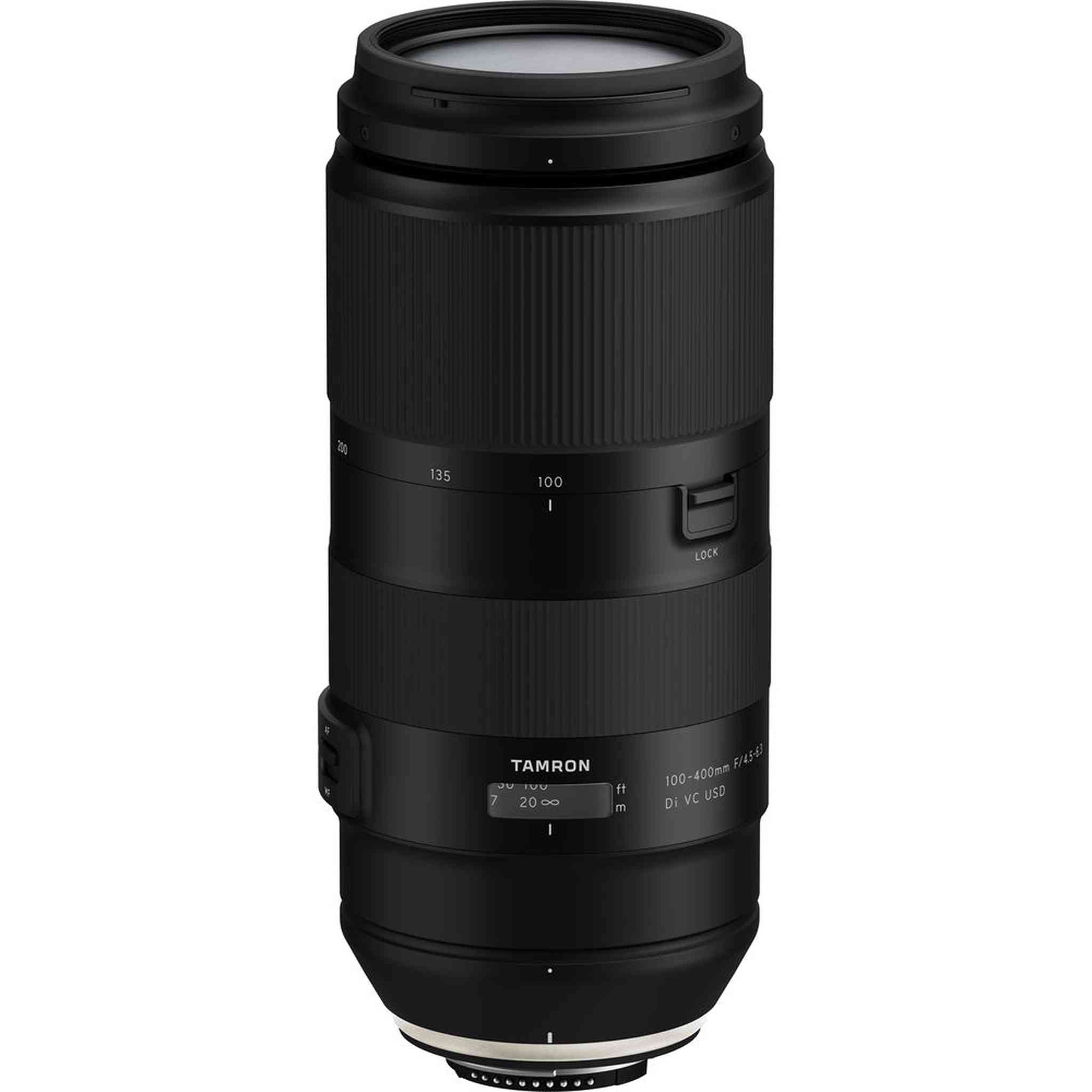 Tamron 100-400mm f/4.5-6.3 Di VC USD Lens for Nikon F + Accessories INTL Model Tamron