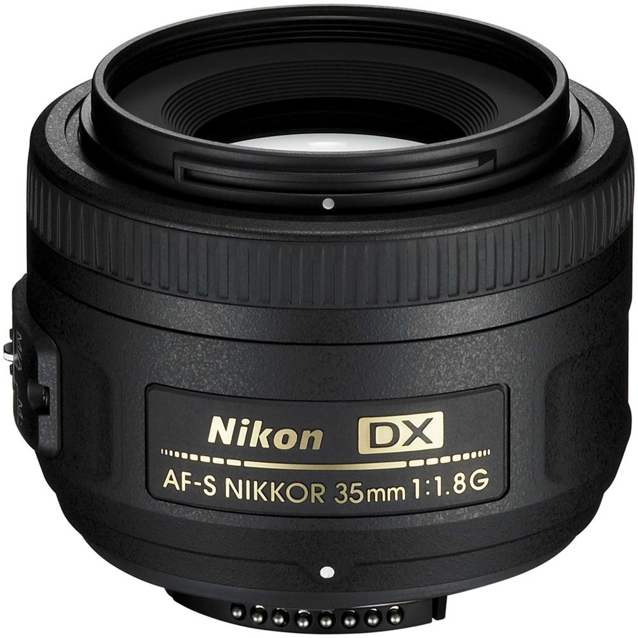 Nikon AF-S DX 35mm f/1.8G Prime Lens 2183 Intl Model Bundle Nikon