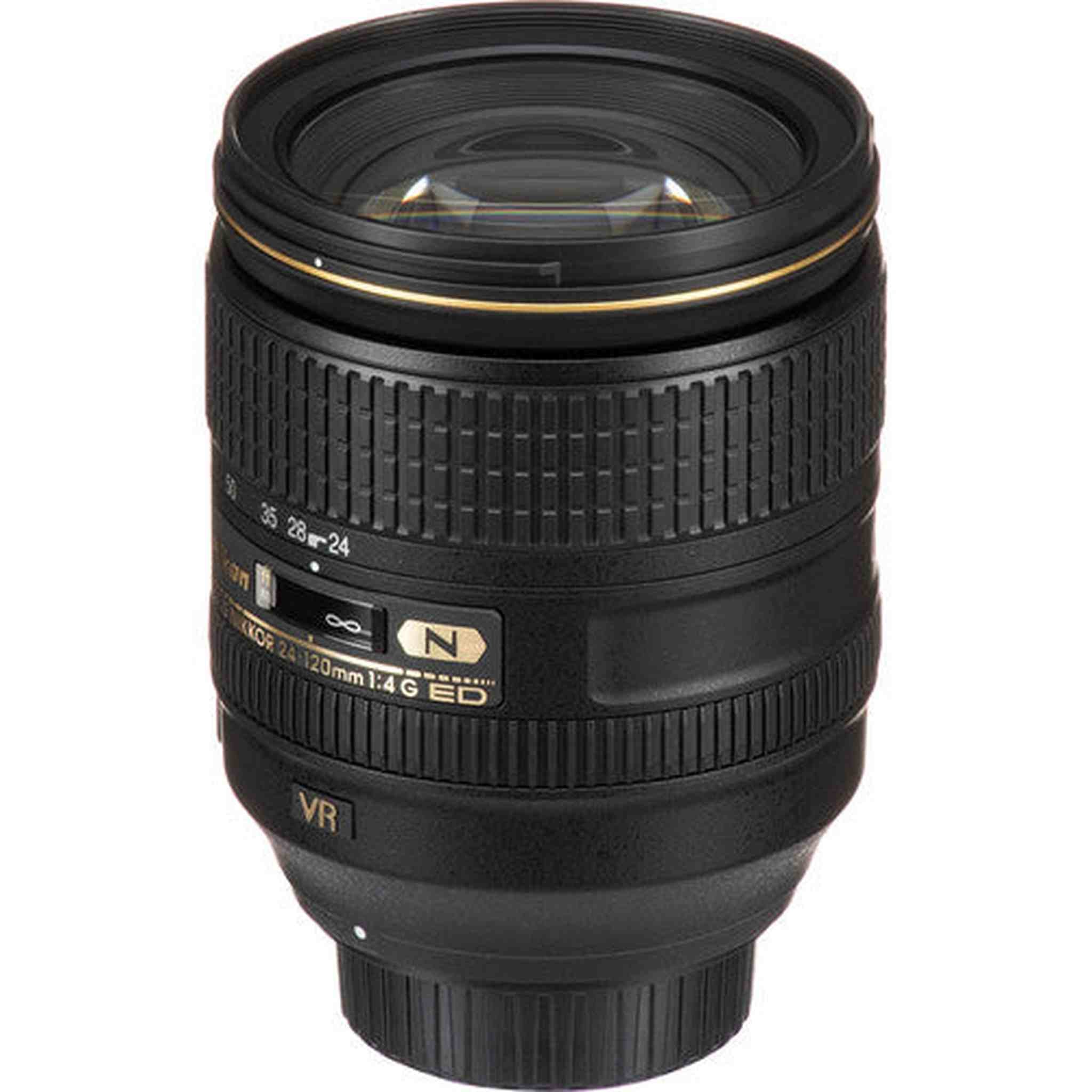 Nikon AF-S NIKKOR 24-120mm f/4G ED VR Lens Includes Filter Kits and Tripod Intl Model Bundle Nikon