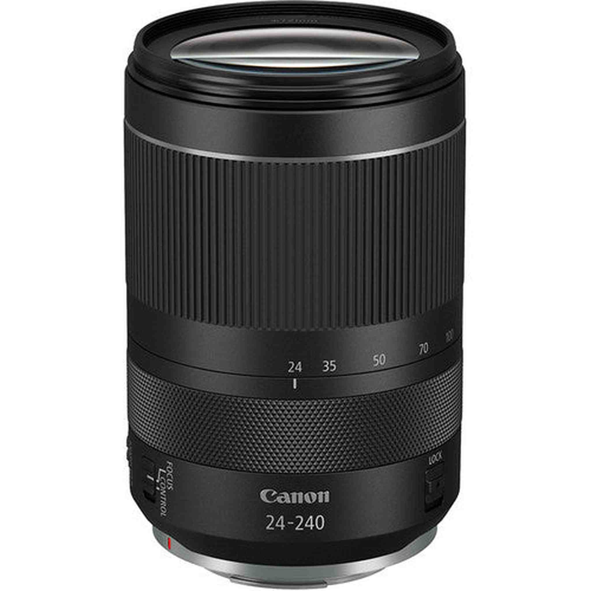 Canon RF 24-240mm f/4-6.3 IS USM Lens Intl Model with Lens Case and Filters Bundle Canon