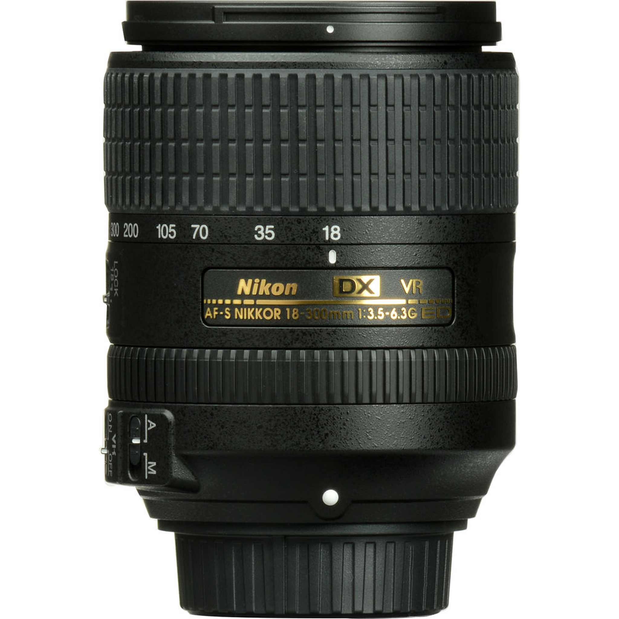 Nikon AF-S DX 18-300mm f/3.5-6.3G ED VR Lens 2216 Intl Model Bundle Nikon