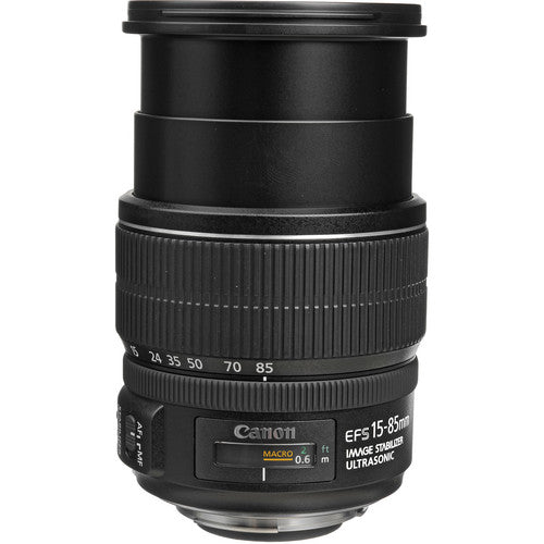 Canon EF-S 15-85mm USM Lens Intl Model Includes Filters, Backpack, and More Canon