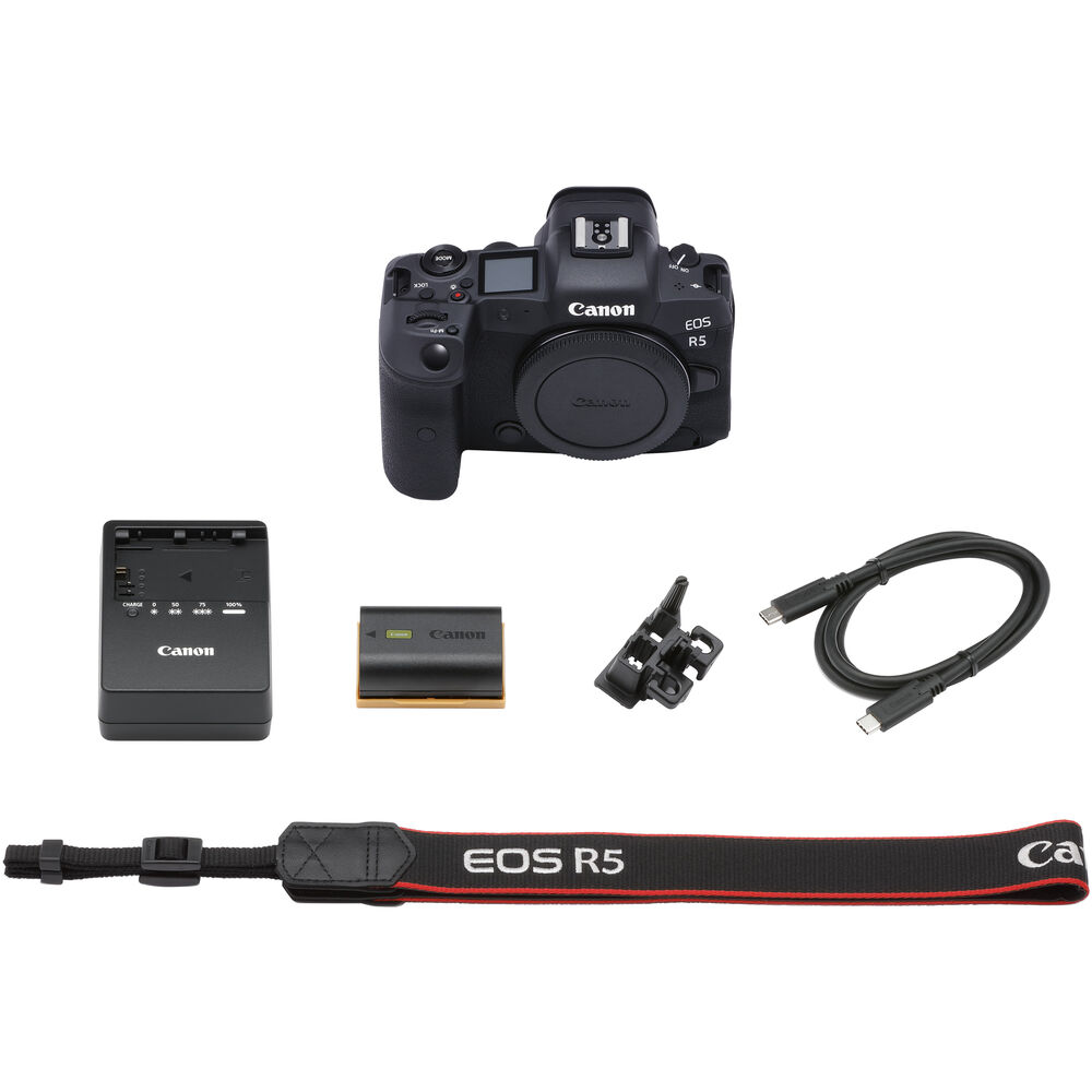 Canon EOS R5 Mirrorless Camera Body Only 4147C002 - Pro Bundle Canon