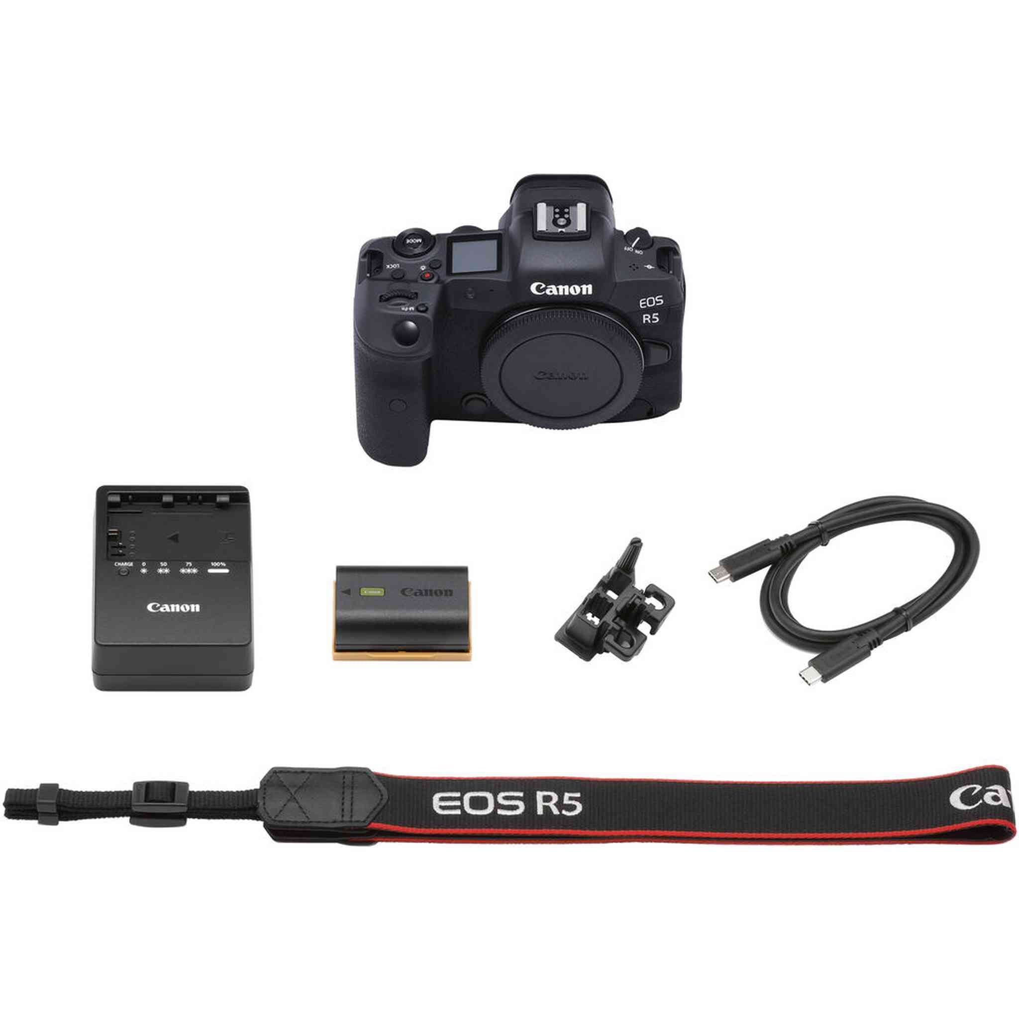 Canon EOS R5 Mirrorless Camera Body Only W/ Canon RF 24-70mm Lens - Basic Bundle Canon