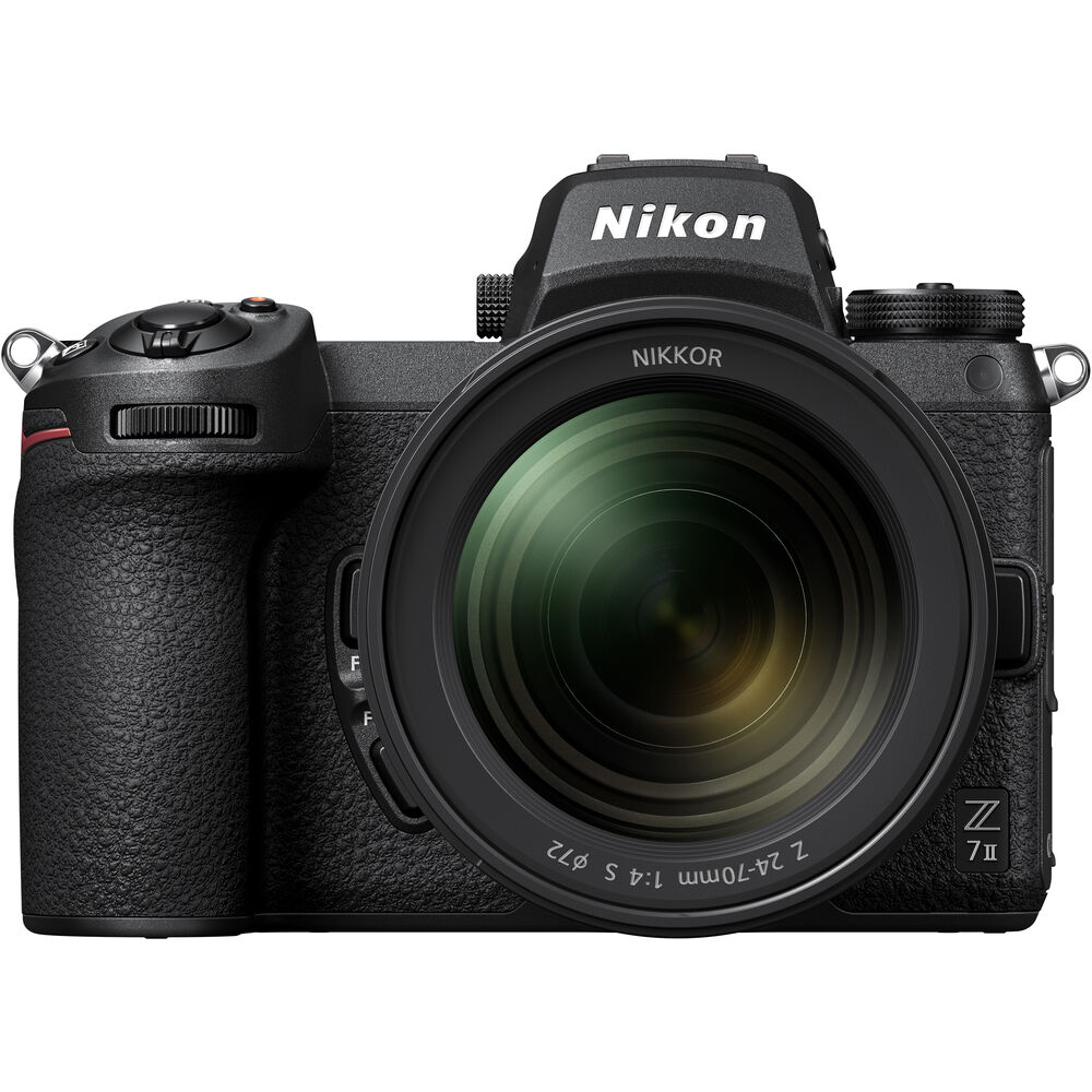 Nikon Z7 II Mirrorless Camera W/ 24-70mm f/4 Lens + 4K Monitor + 64GB Card + More Nikon