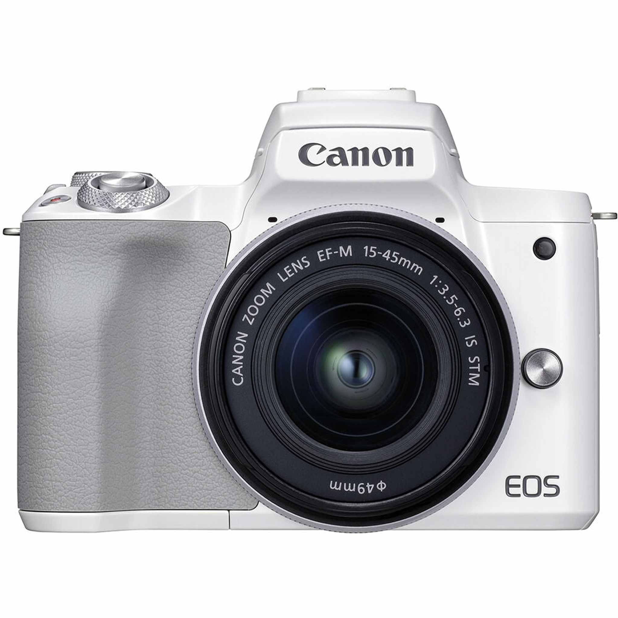 Canon EOS M50 Mark II Mirrorless Camera W/ 15-45mm Lens + 64GB Card Monitor Bundle Canon