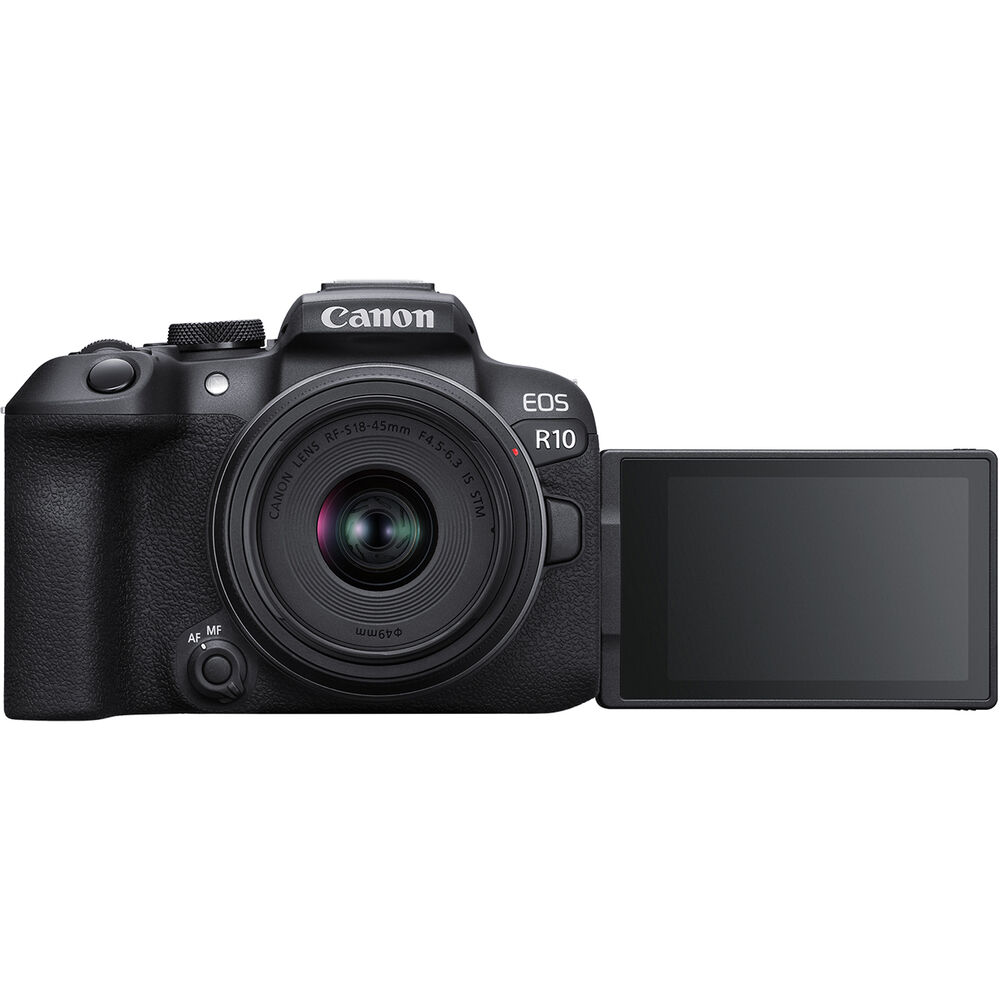 Canon EOS R10 Mirrorless Camera + Canon 16mm Lens + 64GB Card + More Canon