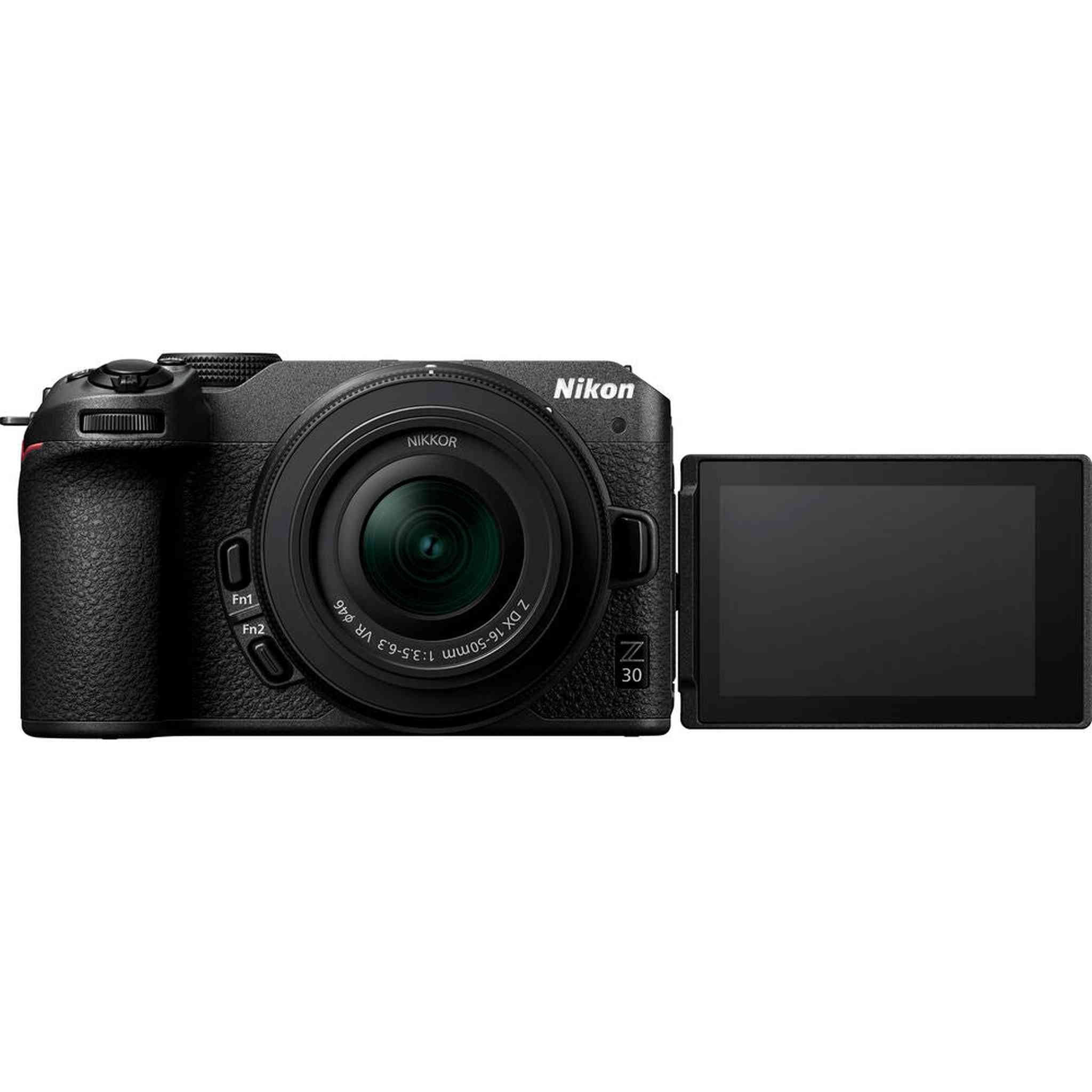 Nikon Z30 Mirrorless Digital Camera Body Only 1737, INTL Deluxe Bundle Nikon