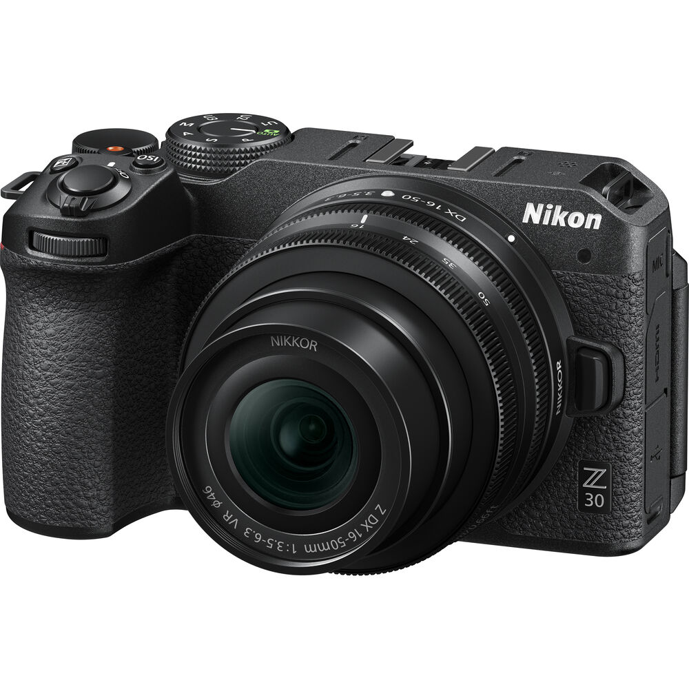 Nikon Z30 Mirrorless Digital Camera with 16-50mm Lens 1749, INTL Deluxe Bundle Nikon