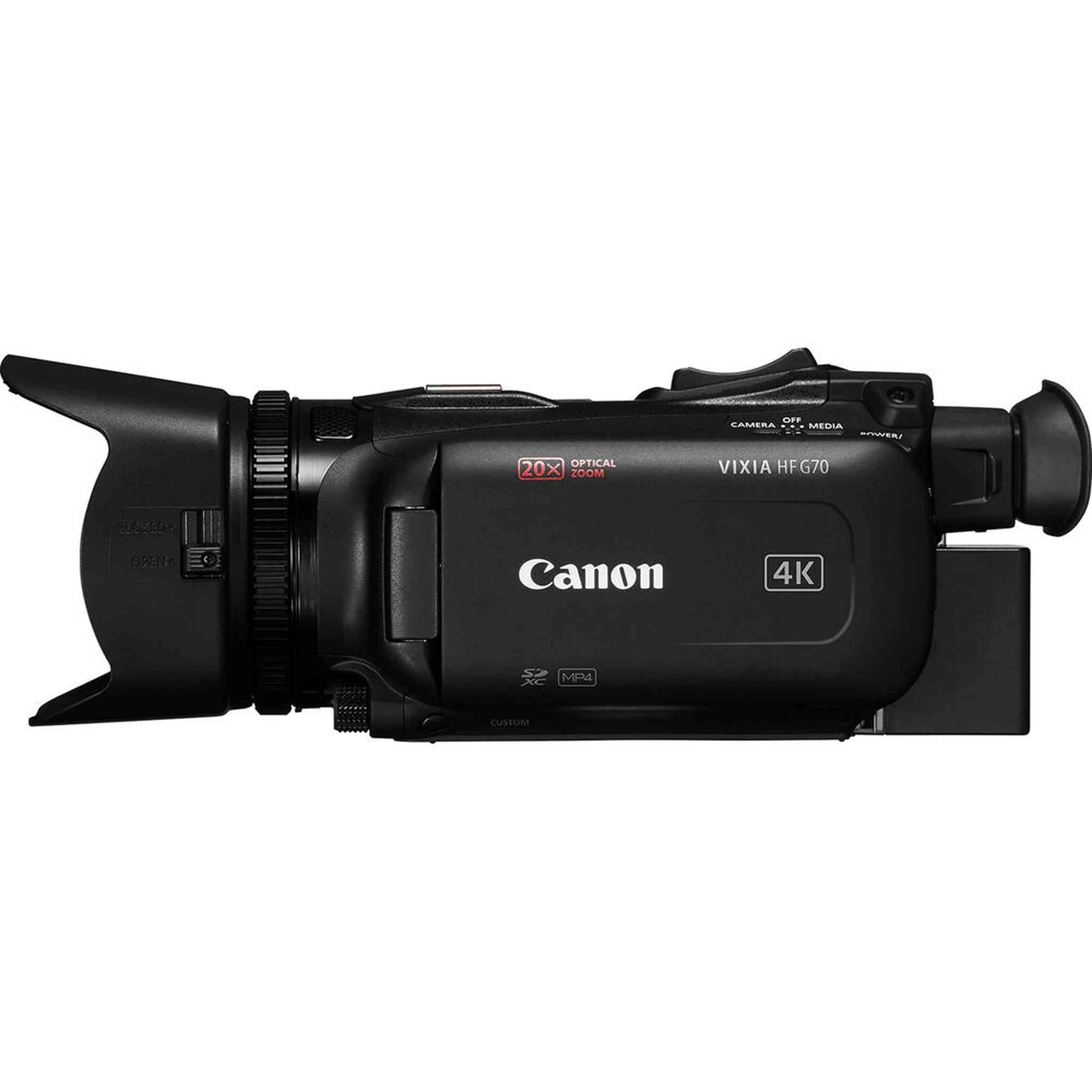 Canon Vixia HF G70 UHD 4K Camcorder + 64GB Memory Card + 2 x BP828 + More Canon