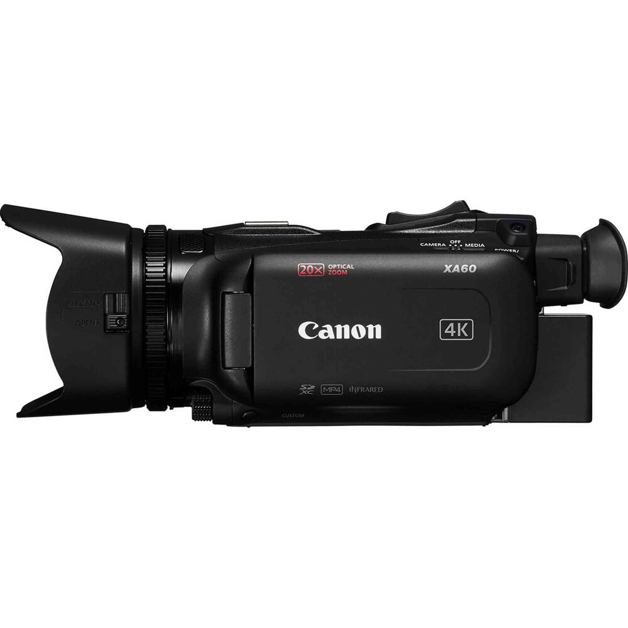 Canon XA60 Professional UHD 4K Camcorder + 4K Monitor + Pro Mic + 2 x 64GB + More Canon