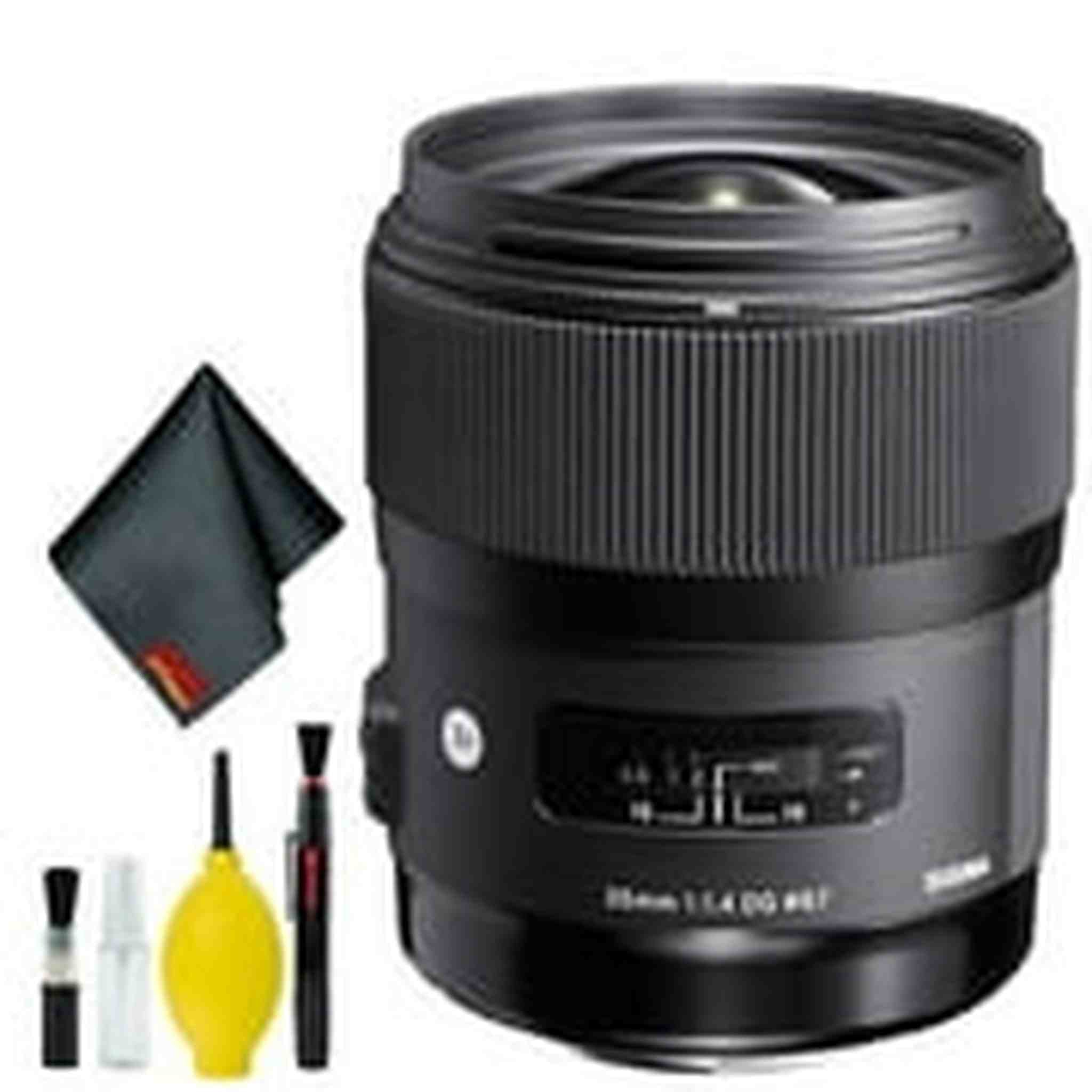 Sigma 35mm f/1.4 DG HSM Art Lens for Nikon F Intl Standard Bundle Sigma